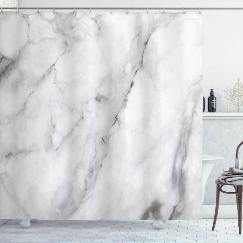 Abakuhaus Duschvorhang Moderner Digitaldruck mit 12 Haken auf Stoff Wasser Resistent Breite 175 cm, Höhe 180 cm, Marmor Granit Oberfläche Motiv