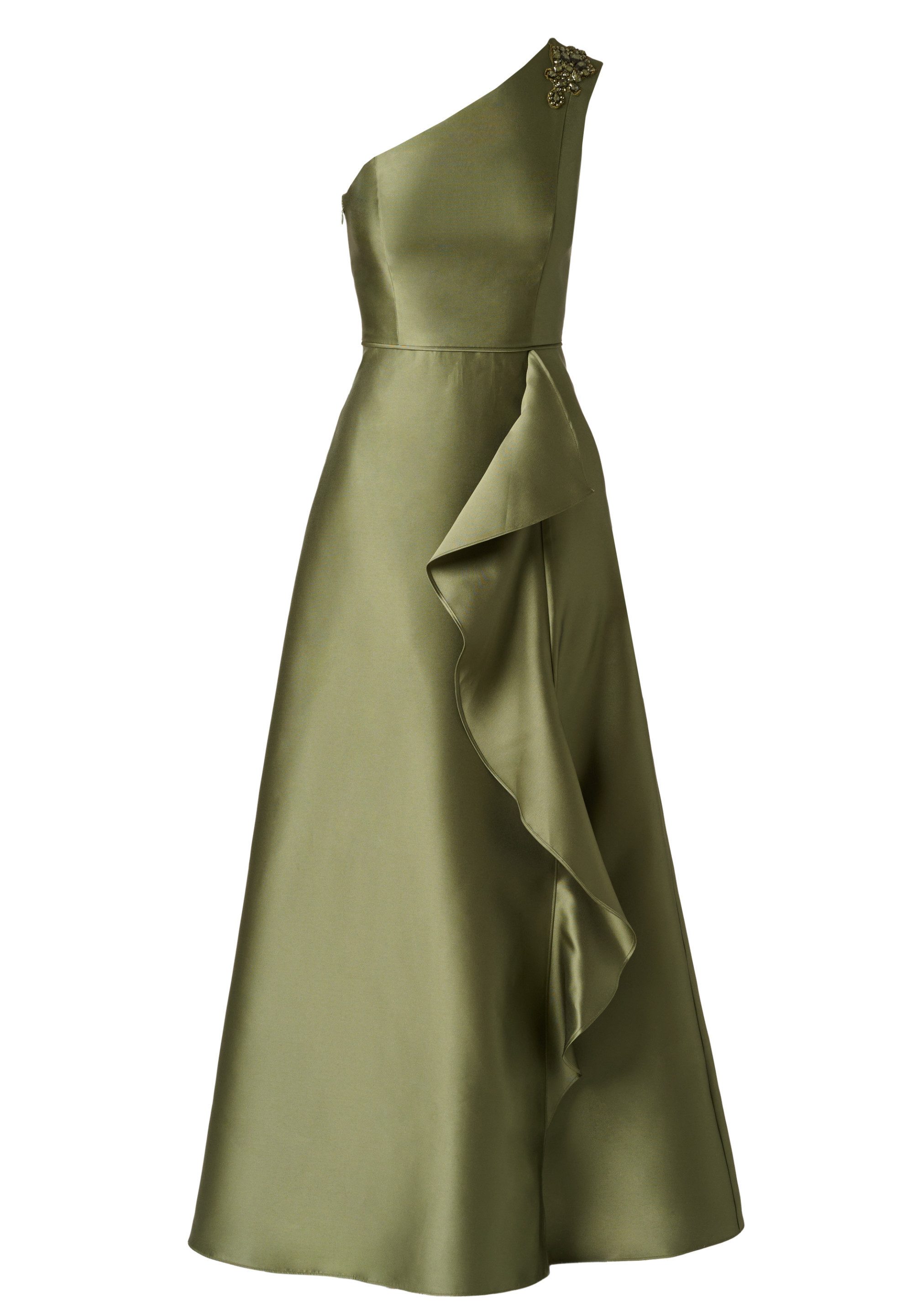 Adrianna Papell Abendkleid One Shoulder Mikado Gown Glamourös, fließend, elegantes Finish