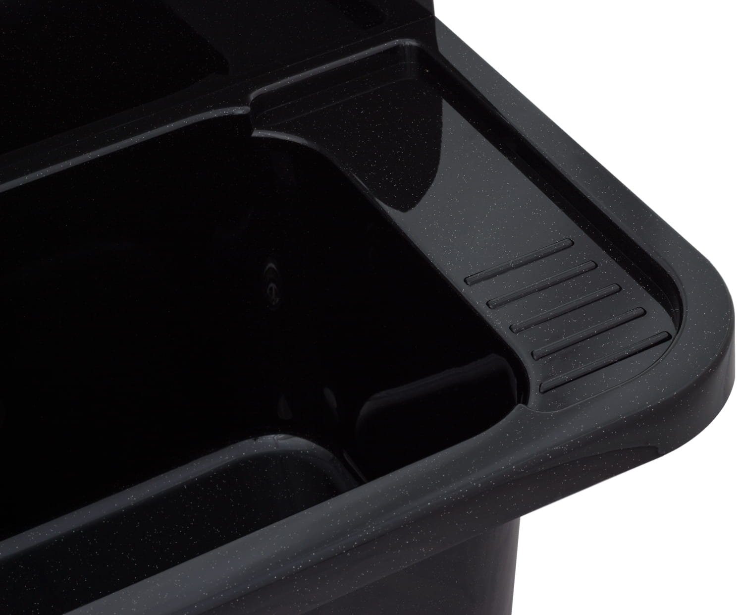 Waschtrog, [VIGO Eckig (1 Möbel 50x43 Einbauausgussspülbecken Kunststoff St) cm] Faizee Kunststoffspüle