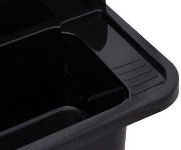 Faizee Möbel Kunststoffspüle [VIGO 50x43 cm] Einbauausgussspülbecken Eckig Kunststoff Waschtrog, (1 St)