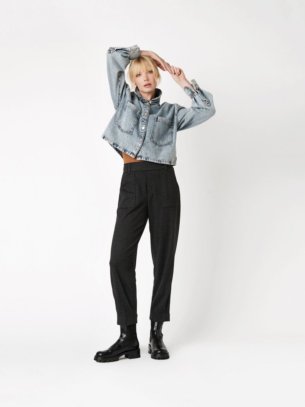 ROSNER Boyfriend-Hose Mara_406 (1-tlg) aus softem Jersey günstig online kaufen