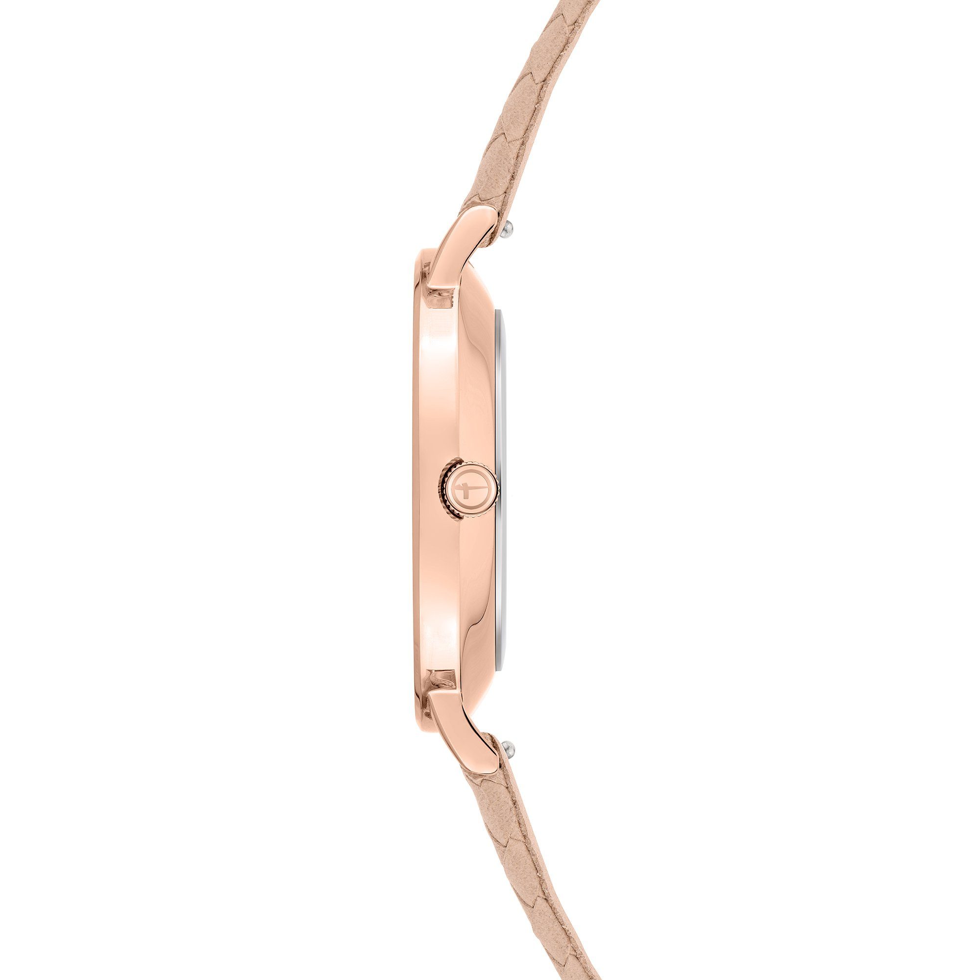 Quarzuhr Tamaris Armbanduhr beige