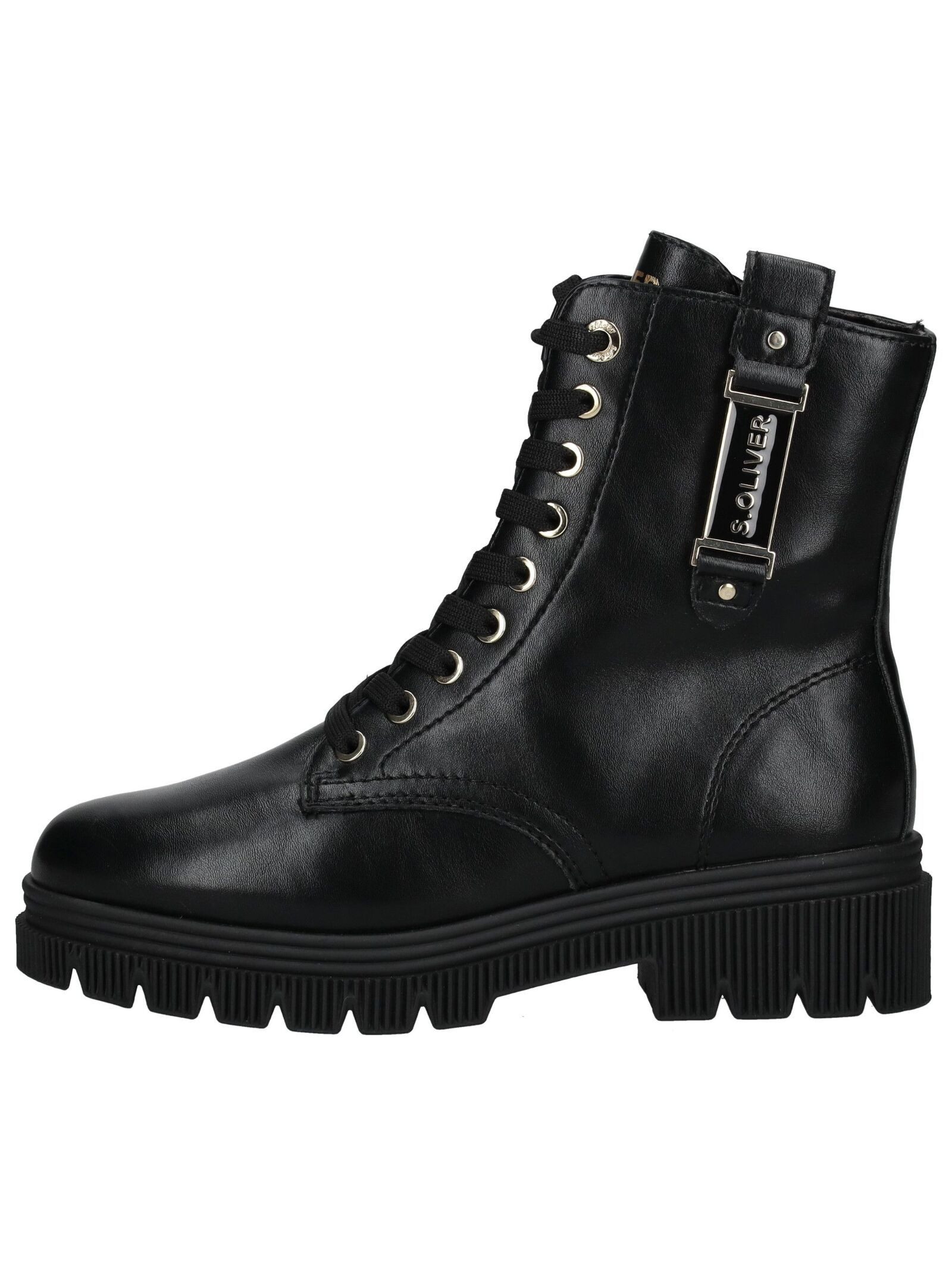 s.Oliver Stiefelette Lederimitat Schnürstiefelette günstig online kaufen