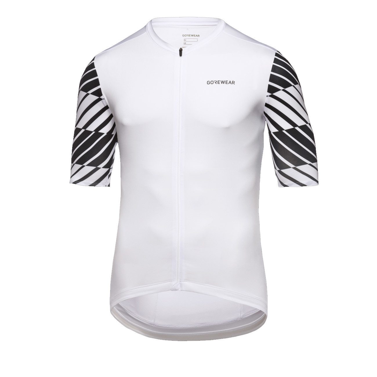 GORE® Wear Radtrikot Gore Wear Swiftride Optical Jersey Herren White Black