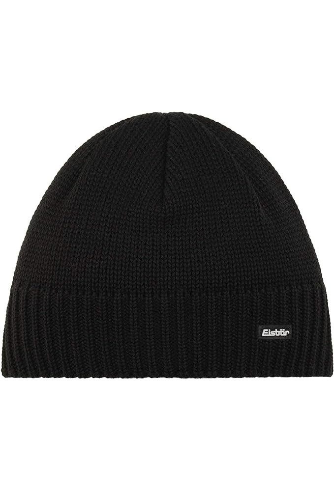 Eisbär Beanie Wintermütze Trop Strickmuster Merinowolle schwarz Herren günstig online kaufen