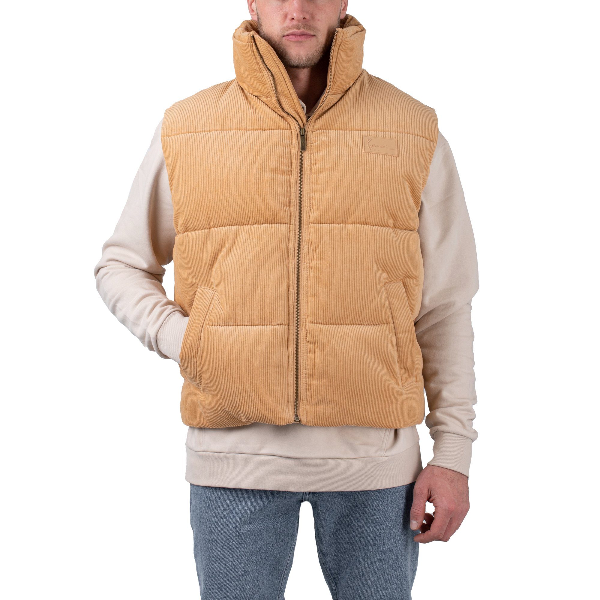 Karl Kani Steppweste Karl Kani Woven Signature Corduroy Puffer Vest
