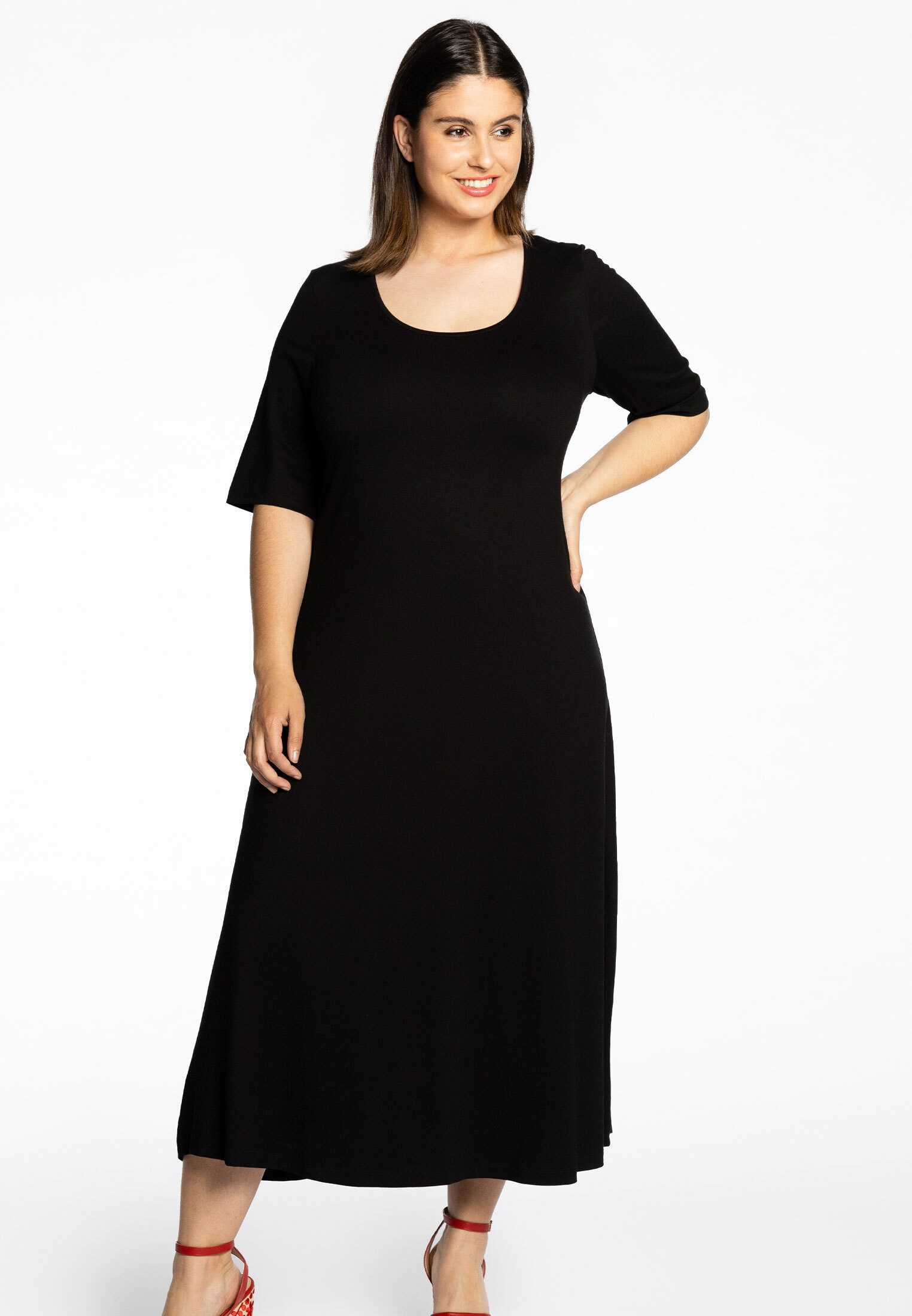 A-Linien-Kleid Damen Kleid Große Größen