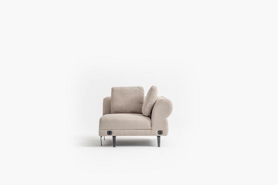 JVmoebel Ecksofa Design Made Sofa Europe Wohnzimmer Couch, Modern L-Form Ecksofa in Beige