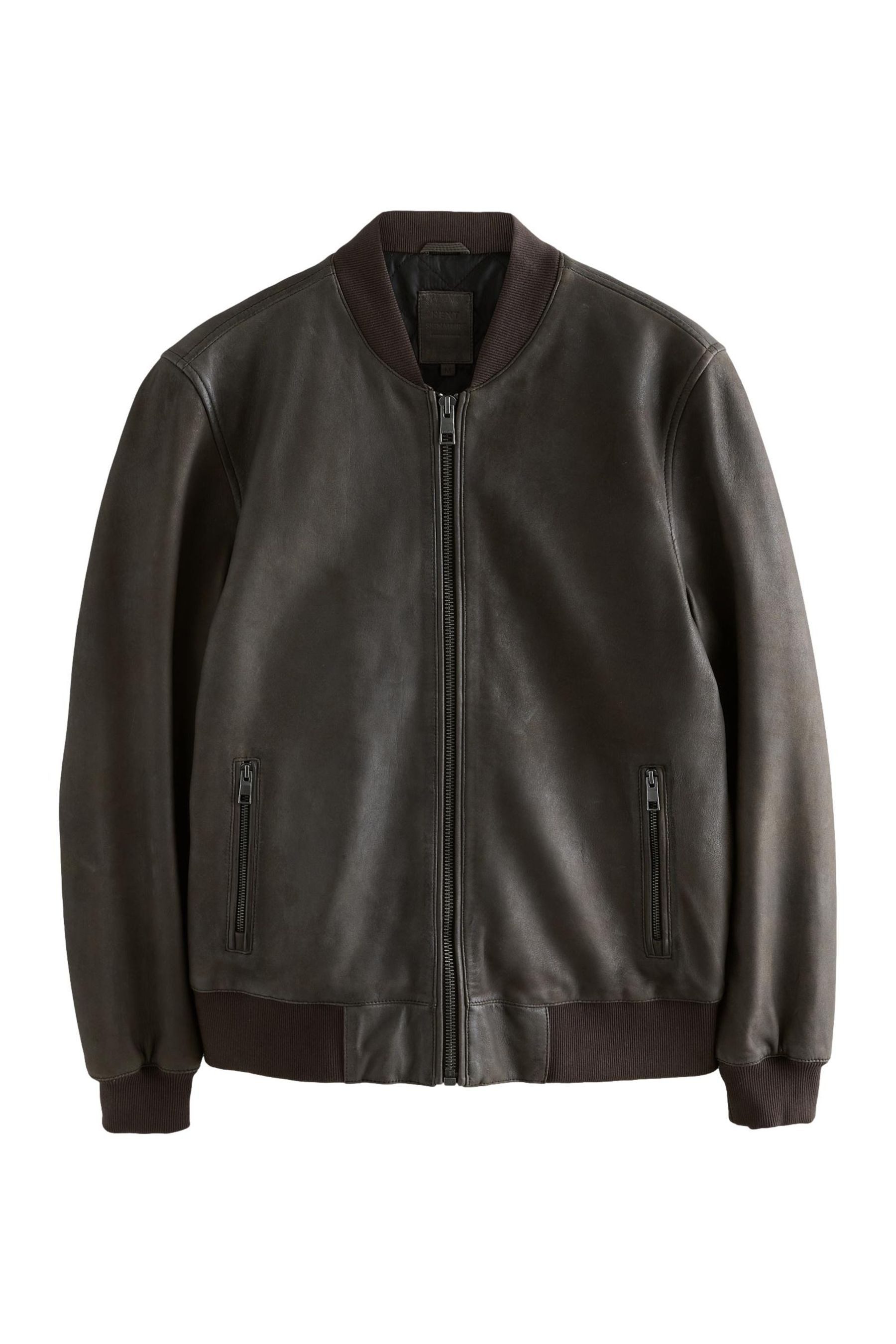 Next Lederjacke Signature Bomberjacke aus Leder günstig online kaufen