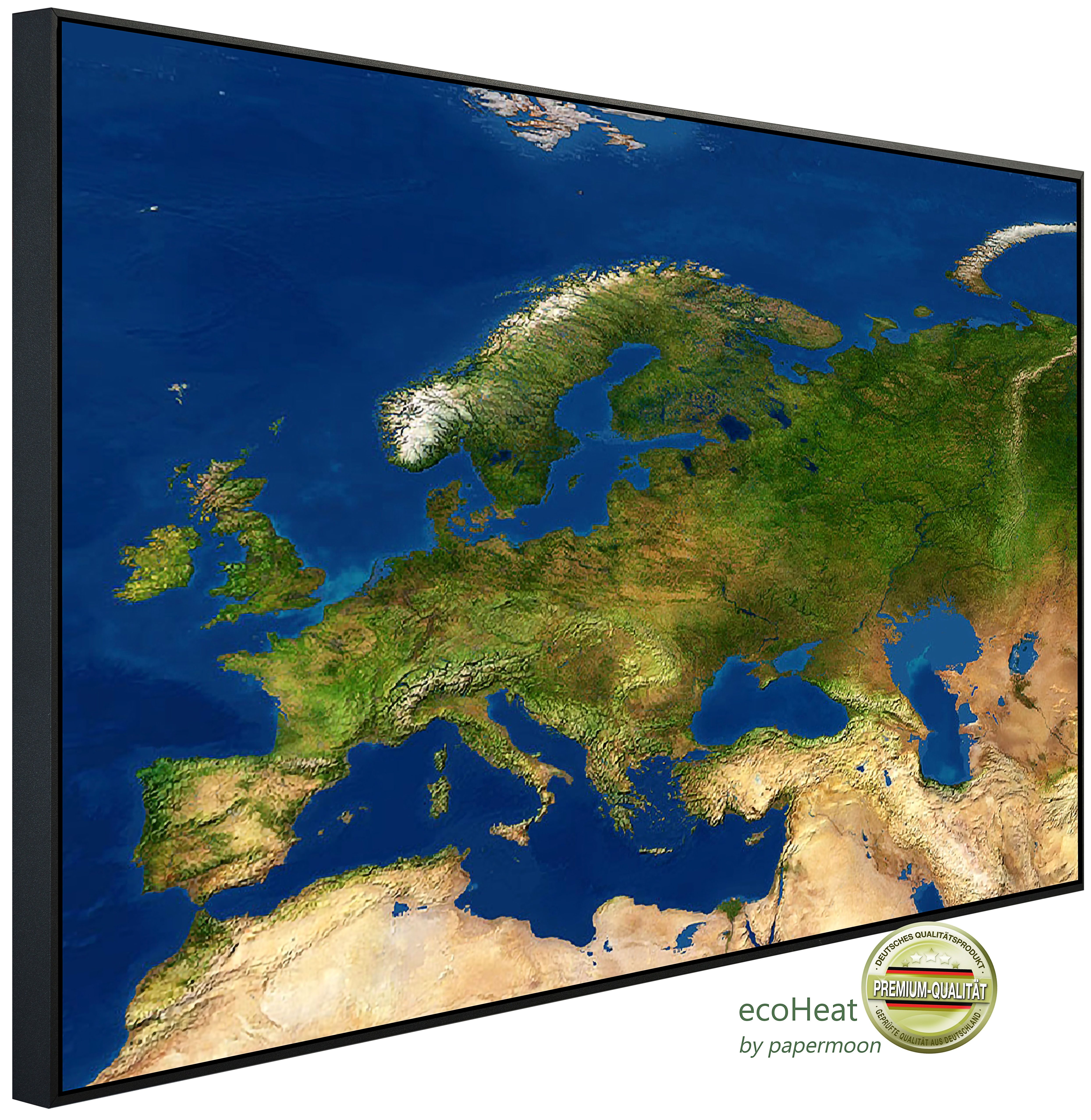 Papermoon Infrarotheizung INFRAROT-BILD-HEIZUNG, Karte, TÜV-Rheinland/GS zertifiziert, angenehme Strahlungswärme