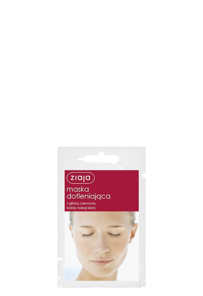 Ziaja Gesichtsmaske ZIAJA oxygenierende Maske mit roter Tonerde für alle Hauttypen 7ml