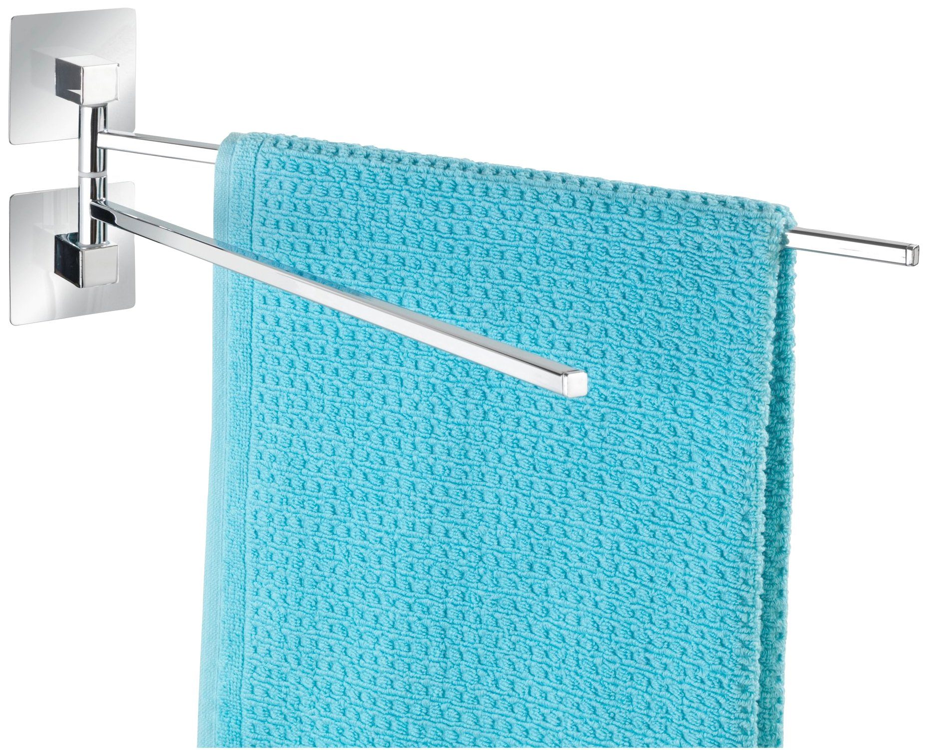 WENKO Handtuchstange Quadro, Turbo-Loc® günstig online kaufen