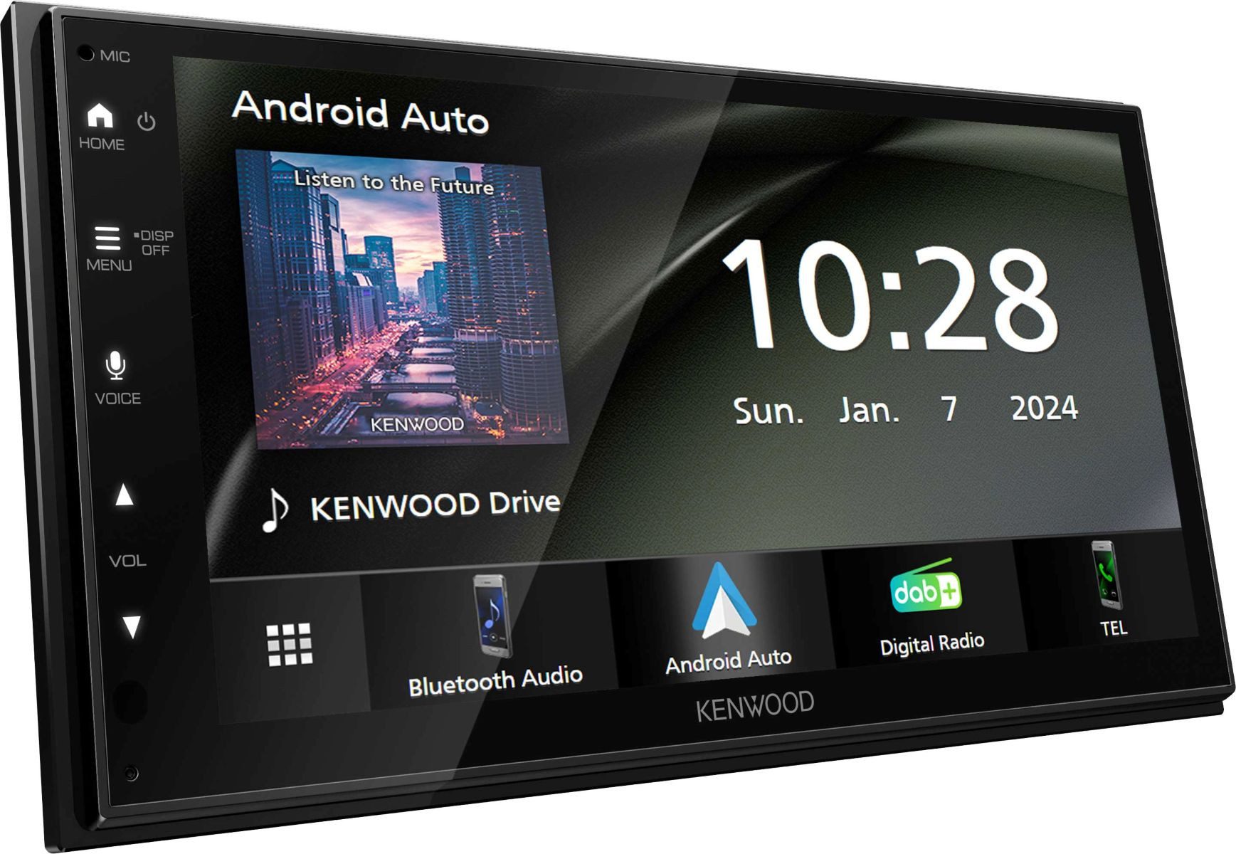 KENWOOD DMX5023DABS 2-DIN-Digital-Media-AV-Receiver mit 6,8-Zoll Display Autoradio (Freisprecheinrichtung)