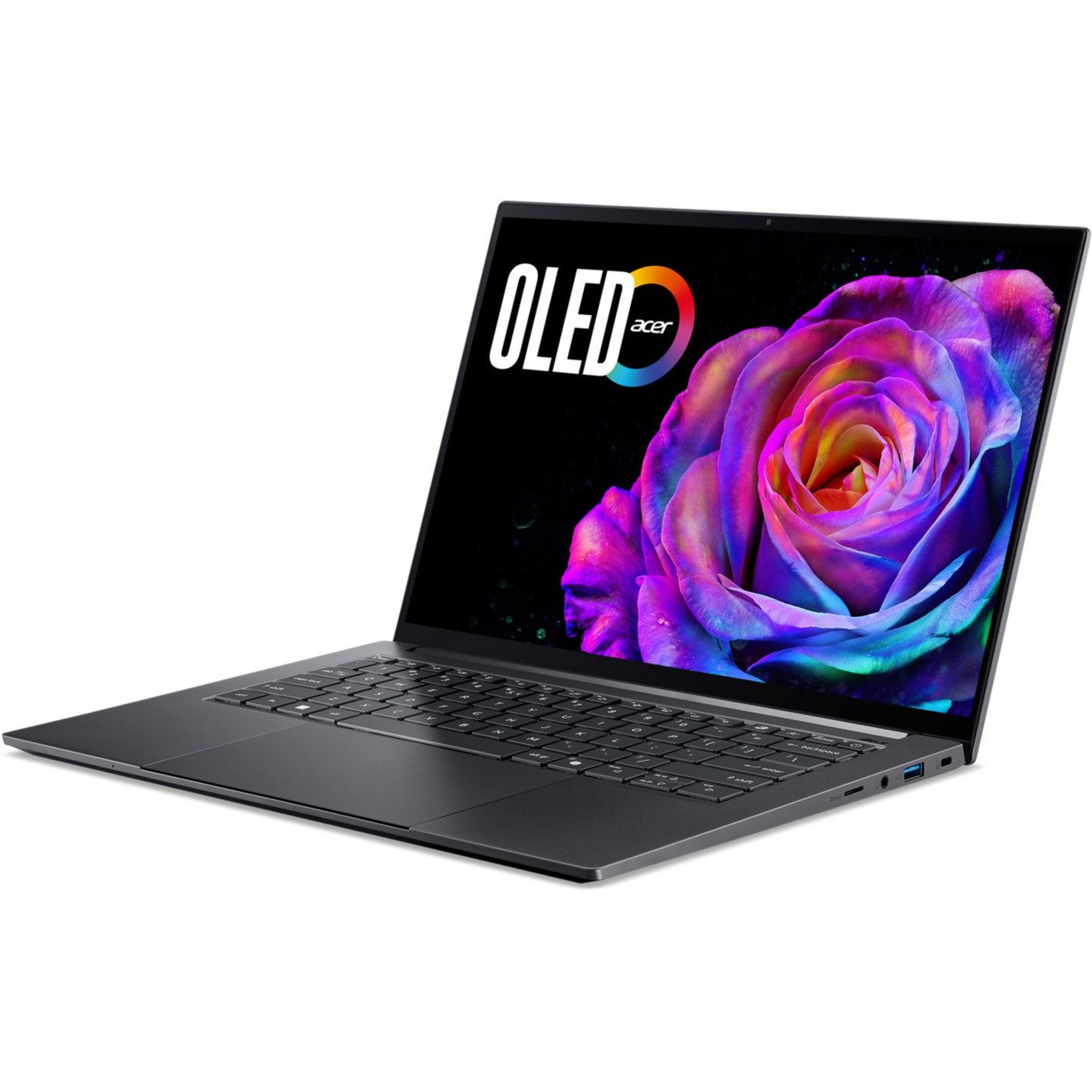 Acer Swift X 14 AI OLED Laptop Ryzen AI 9 365 - RTX5070 32GB 2TB SSD Business-Notebook (36,8 cm/14,5 Zoll, AMD Ryzen AI 9 365, GeForce RTX 5070, 32 GB, 2000 GB SSD, 5 GHz 10-Core-CPU, 2x USB-C, 2x USB-A, 1x HDMI, Wi-Fi 6E)