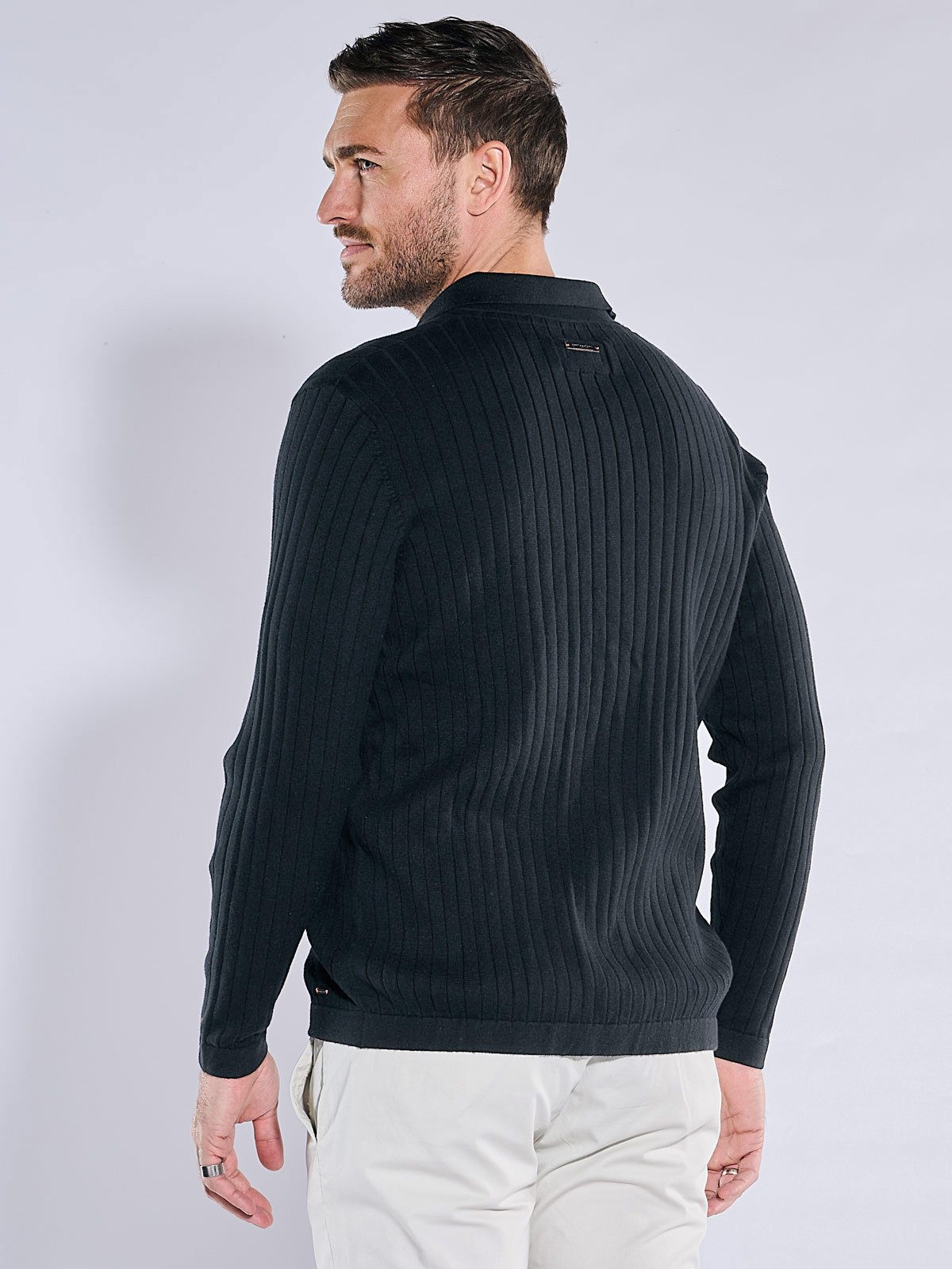 emilio adani Stricksakko Herren Strick-Sakko regular, Schwarz