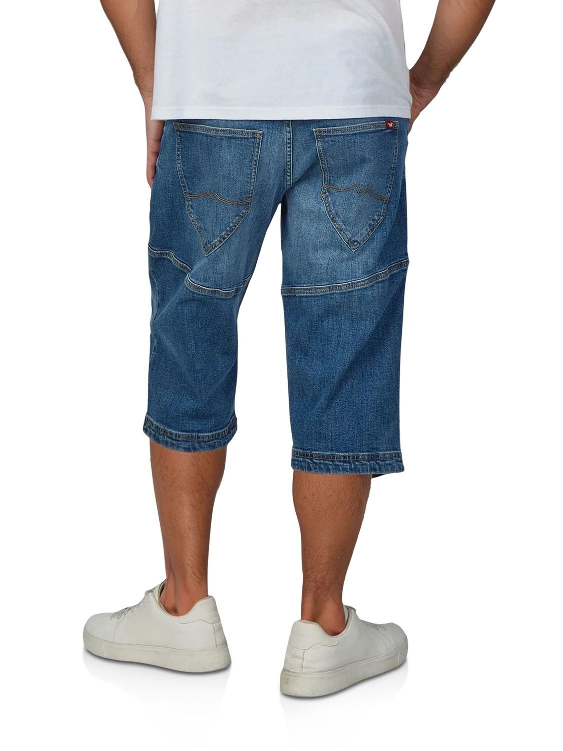MUSTANG Jeansshorts Herren 3/4 Shorts Freemont Straight Fit Bermudashorts mit Stretch