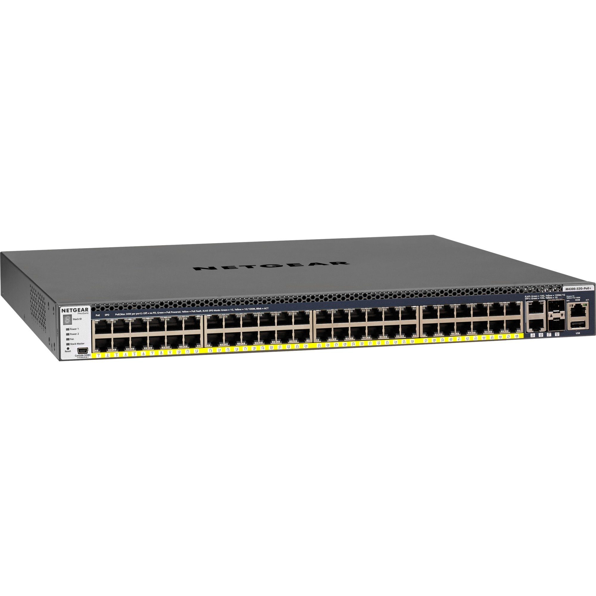 Netgear M4300-52G-PoE+, Switch Netzwerk-Switch
