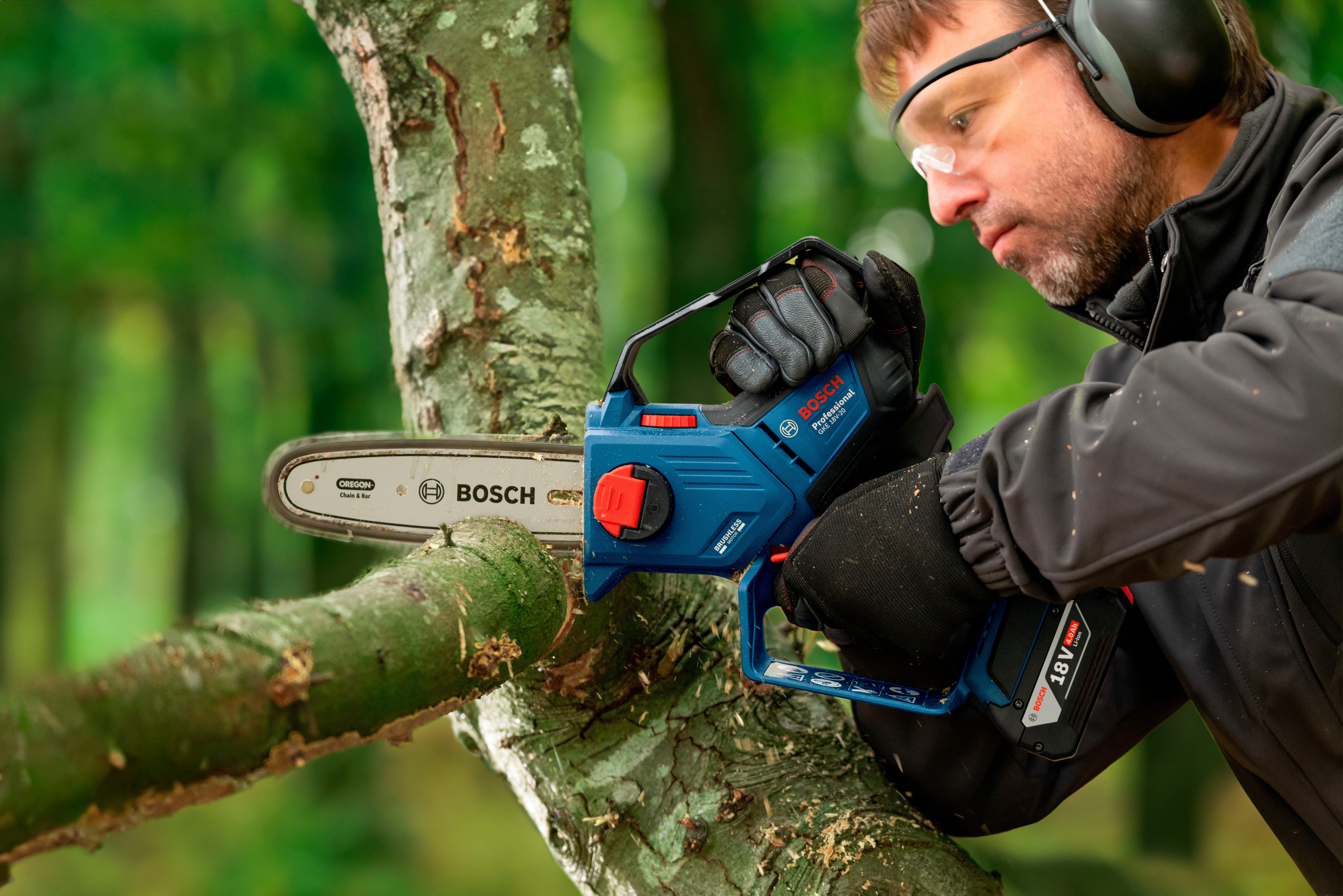 Bosch Professional Akku-Kettensäge Mini »GKE 18V-20«, BxLxH: 28x51x11 cm, o günstig online kaufen