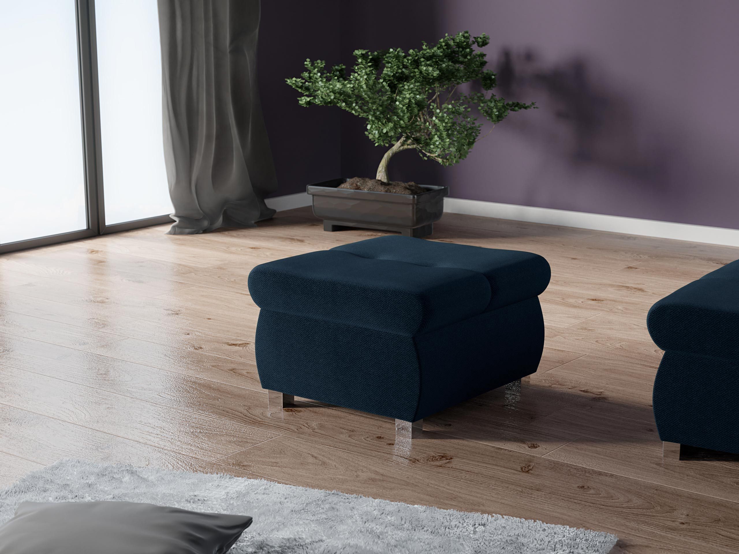 MIRJAN24 Polsterhocker Orkan Klein, Holzkonstruktion, 60x60x39 günstig online kaufen