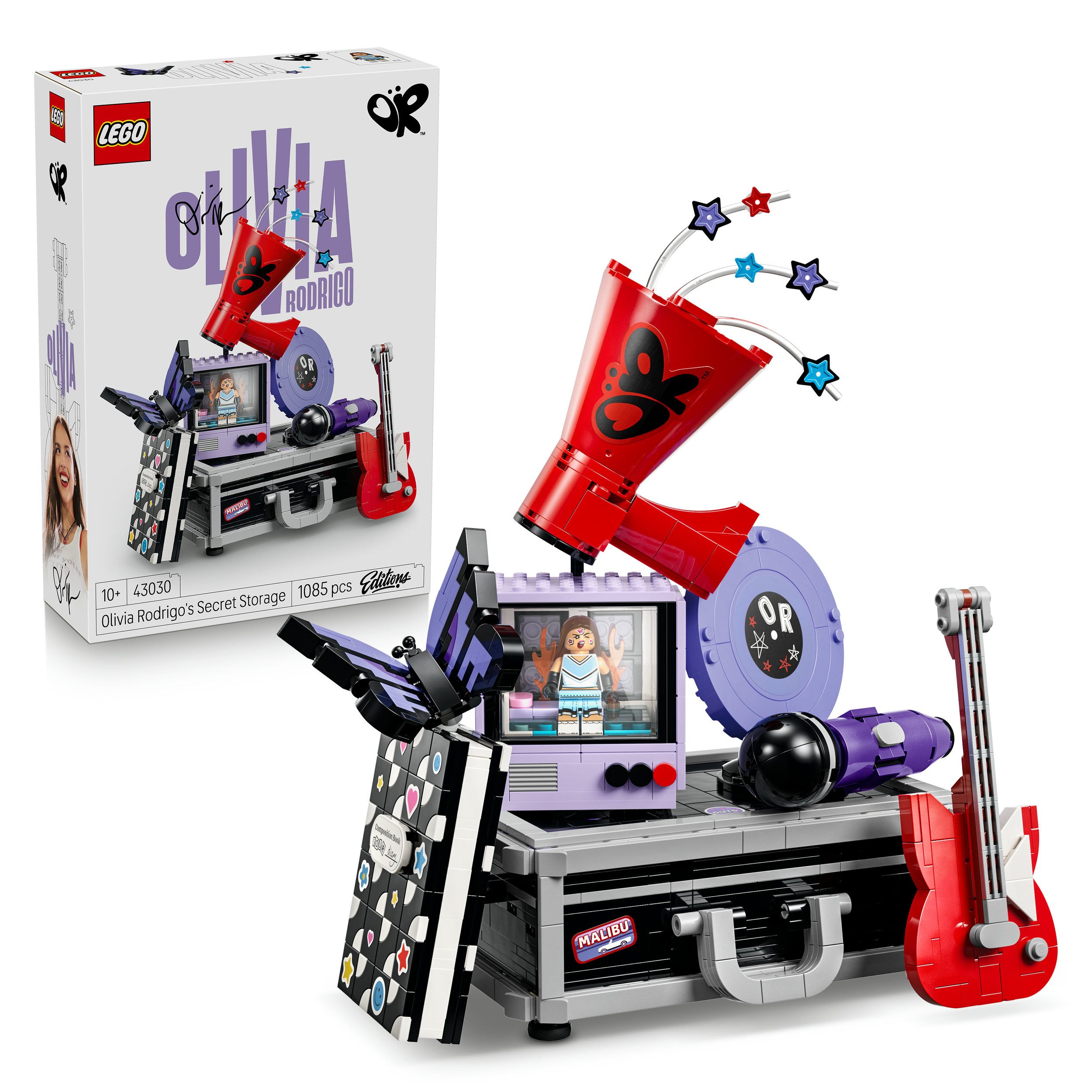 LEGO® Olivia Rodrigos Geheimer Koffer (43030), LEGO Editions Music Konstruktionsspielsteine, (1085 St), Made in Europe