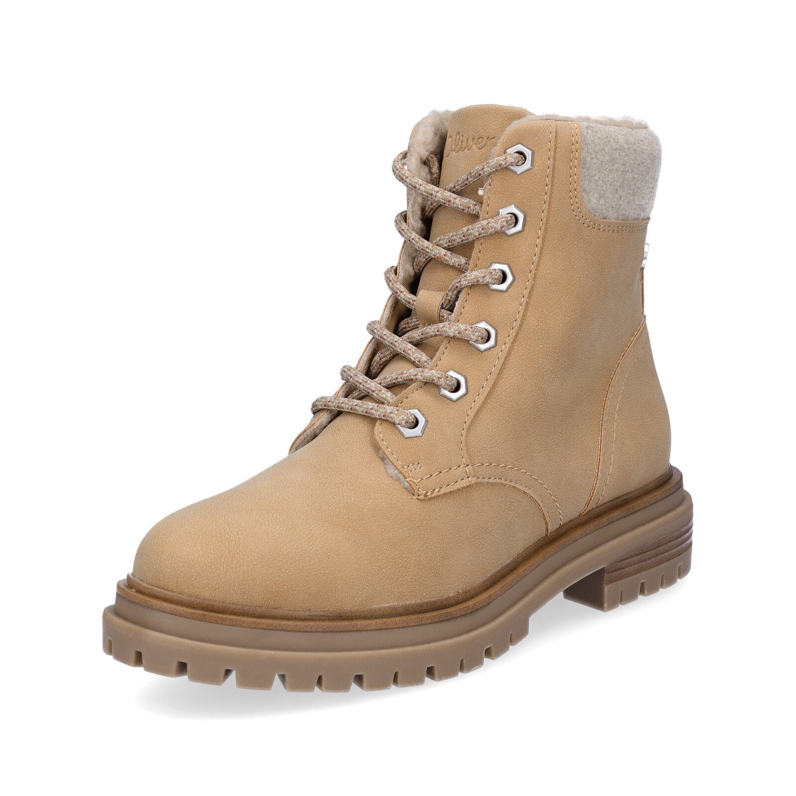 s.Oliver s.Oliver Damen Schnürboot beige Schnürboots