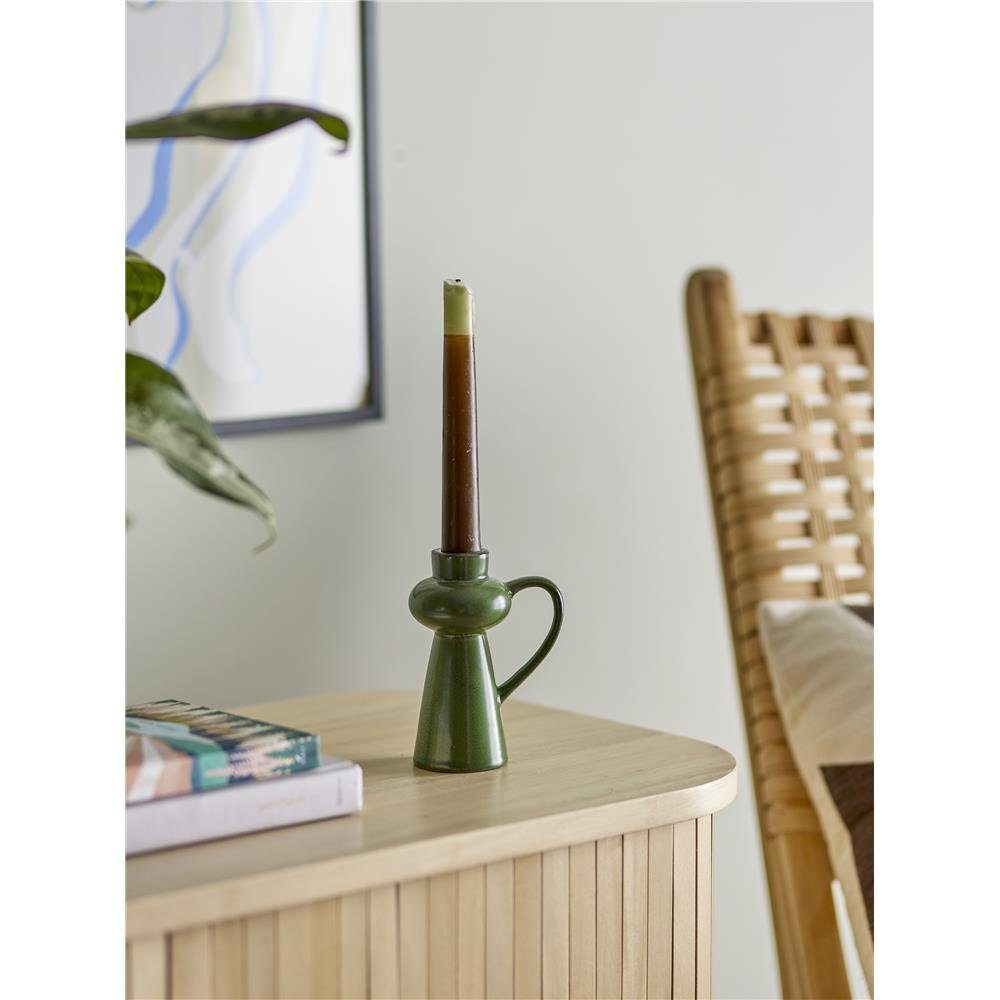 13cm Fija, dänisches Grün Steingut stylisches Bloomingville Design Kerzenständer