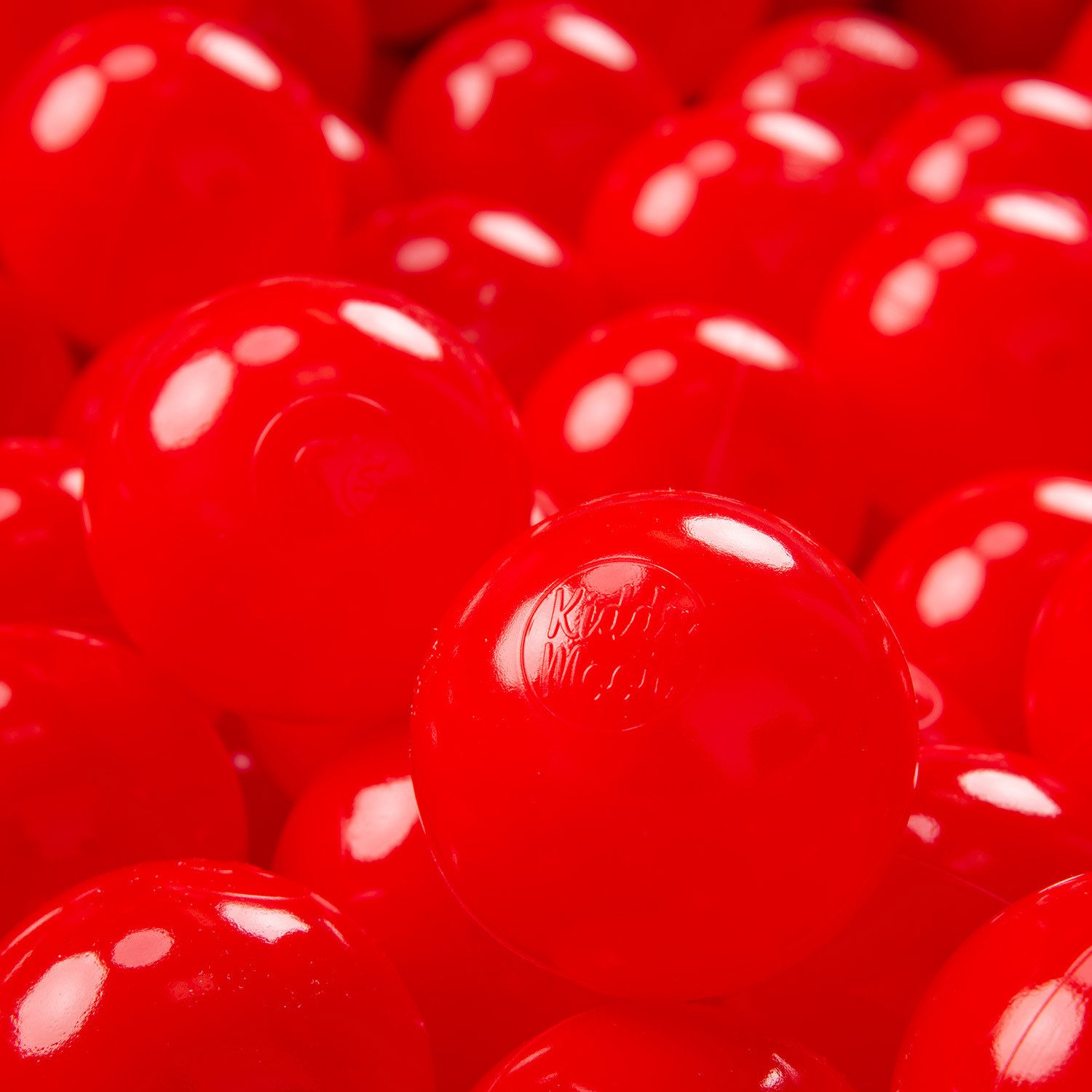KiddyMoon Bällebad-Bälle ZK7 (Baby Plastikbälle Spielbälle, 50-St), Made in Europe