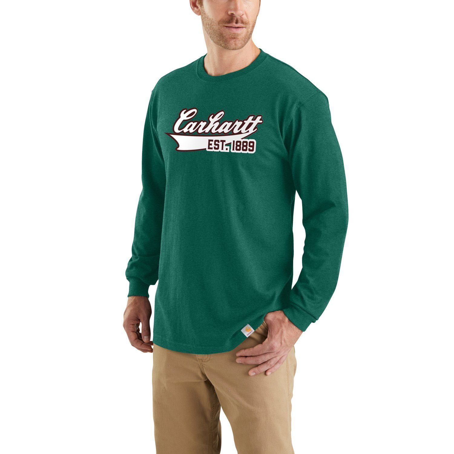 Carhartt Longsleeve SCRIPT GRAPHIC T-SHIRT L/S (1-tlg) Grafikdruck auf der Vorderseite