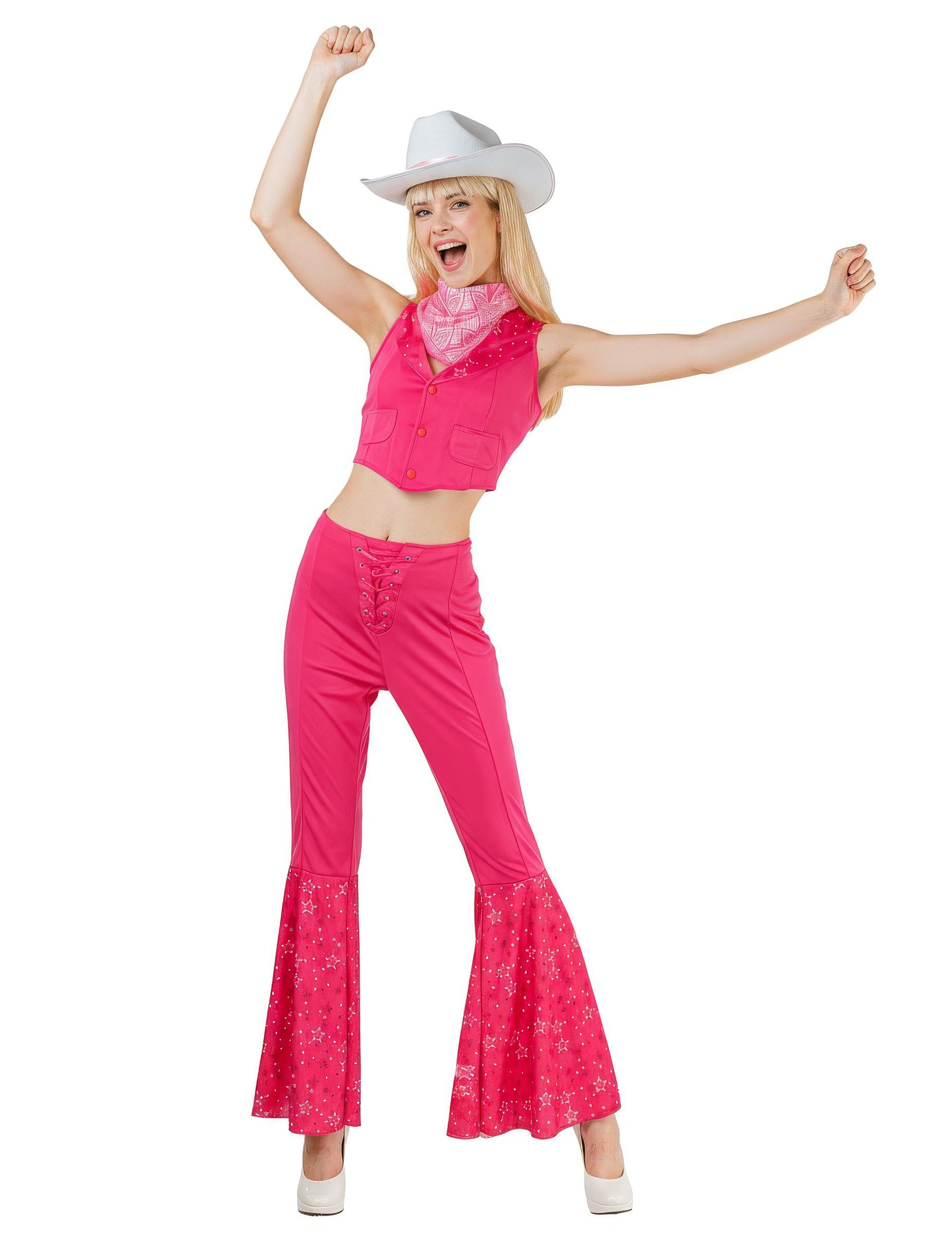 JADEO Kostüm Cowgirlkostüm für Damen pink
