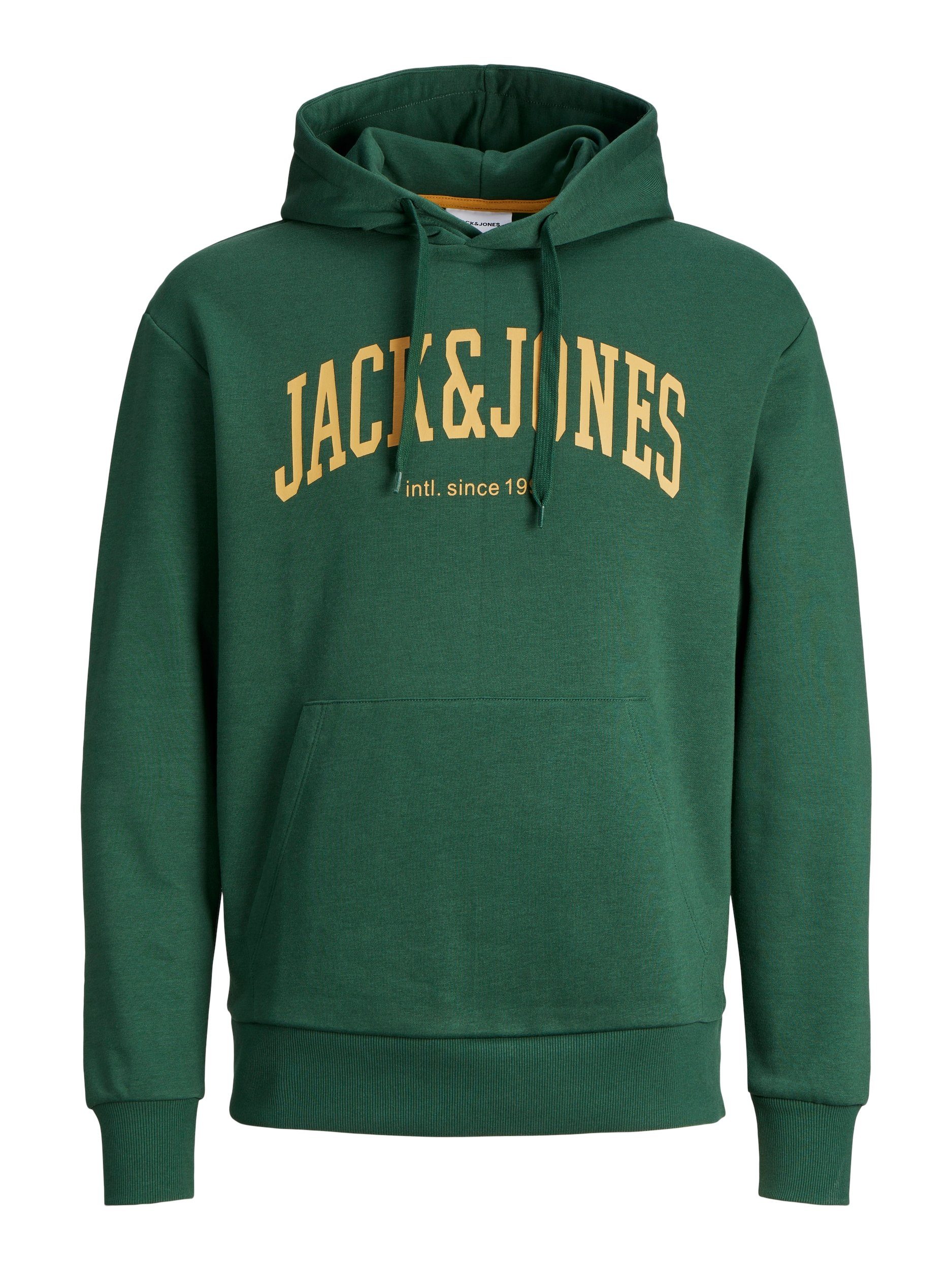 Kapuzensweatshirt SWEAT Jones Jack HOOD & JJEJOSH green dark NOOS
