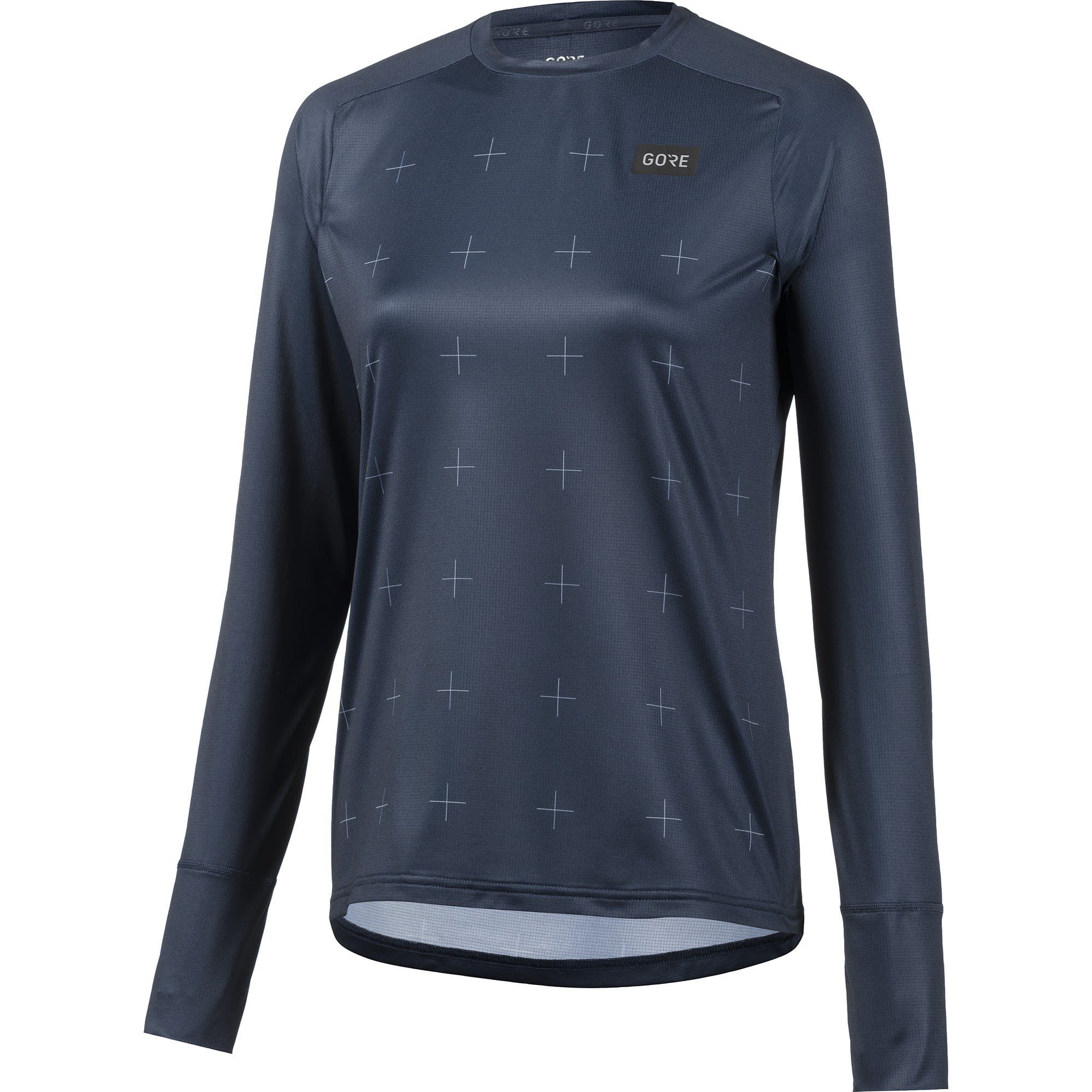 GORE® Wear Langarmshirt Trailkpr Blue Orbit Sleeve Gore W Long Damen Daily Shirt
