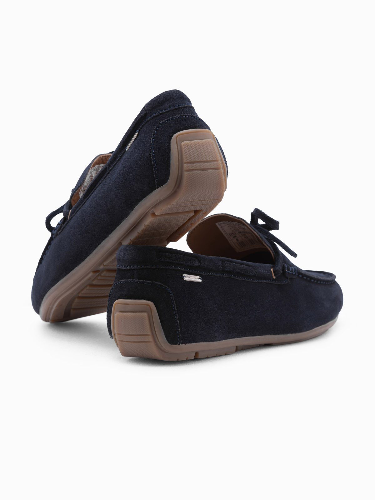 OMBRE Herren Leder Mokassin Schuhe mit Driver Sohle Mokassin