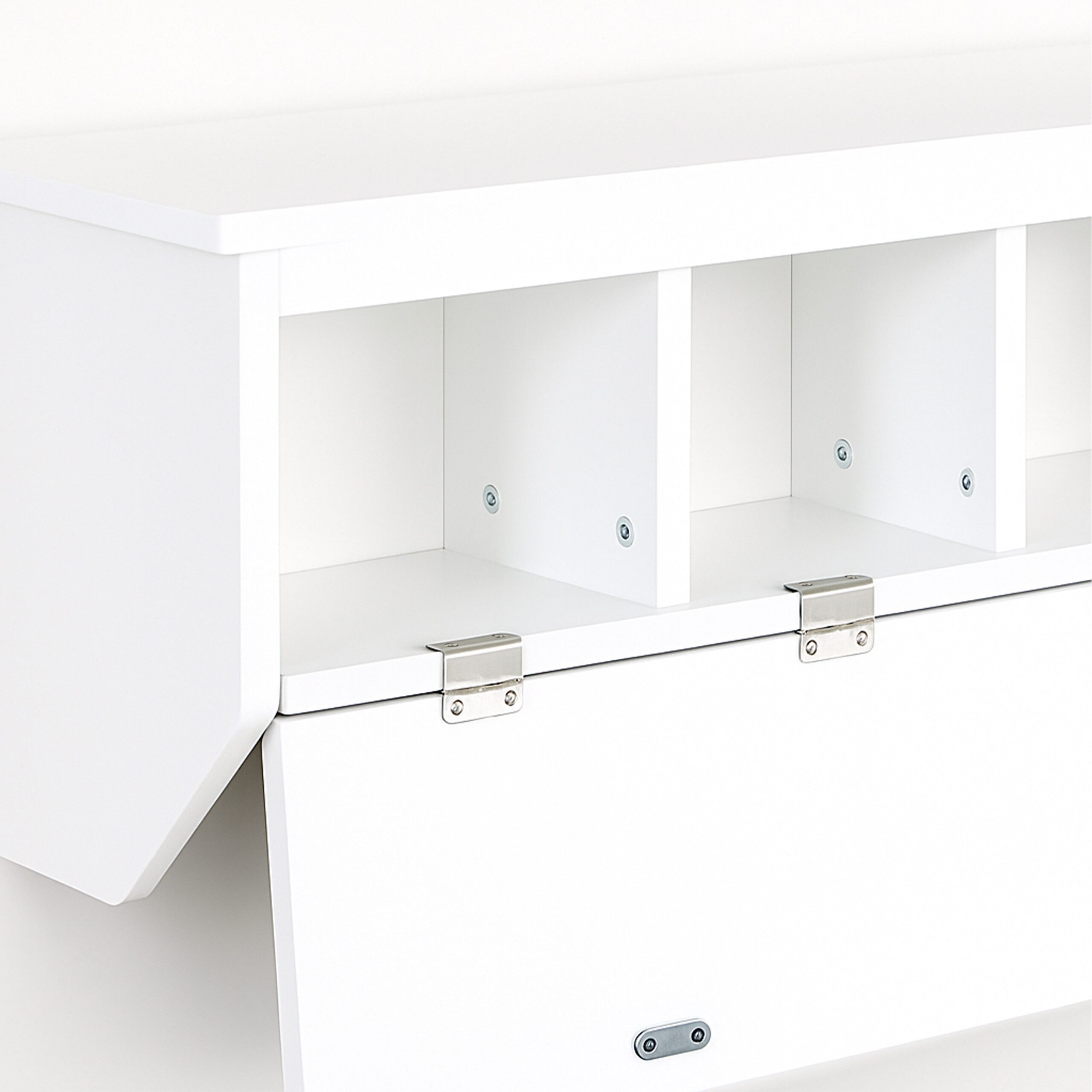 relaxdays Wandgarderobe 5 Haken mit Stauraum (1 St) – Bild 5 von 5
