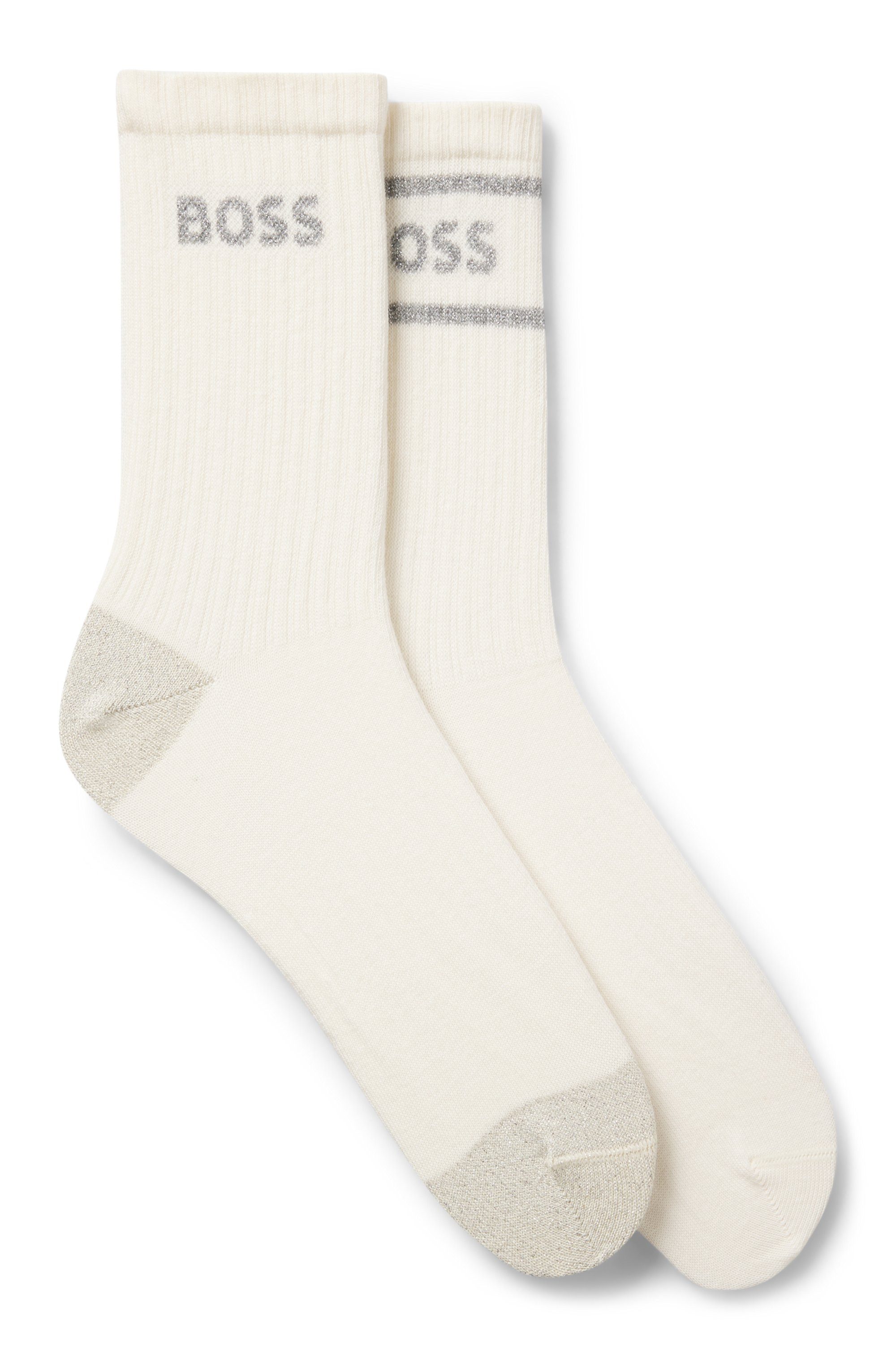 BOSS Socken (2-Paar) sportiv, mit dezentem Locke, Fersen- und Zehenpartie v günstig online kaufen