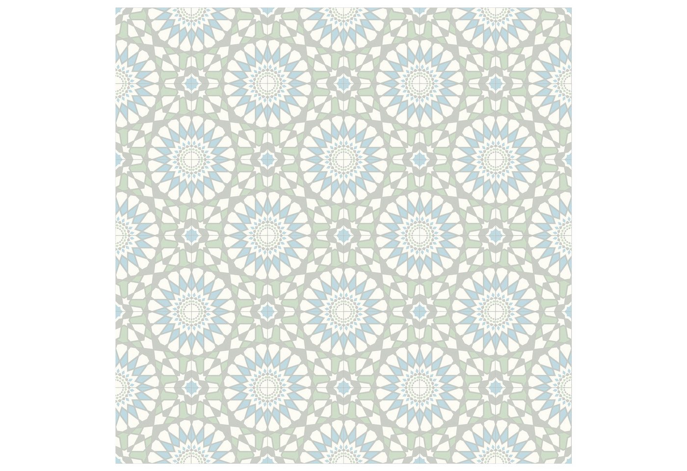 misento Vinylboden Arctic in Boho Fliesenoptik, für Feuchtraum- und Privatbereiche, PVC Bodenbelag Meterware 200/400 cm Breite, 2,8 mm Stärke