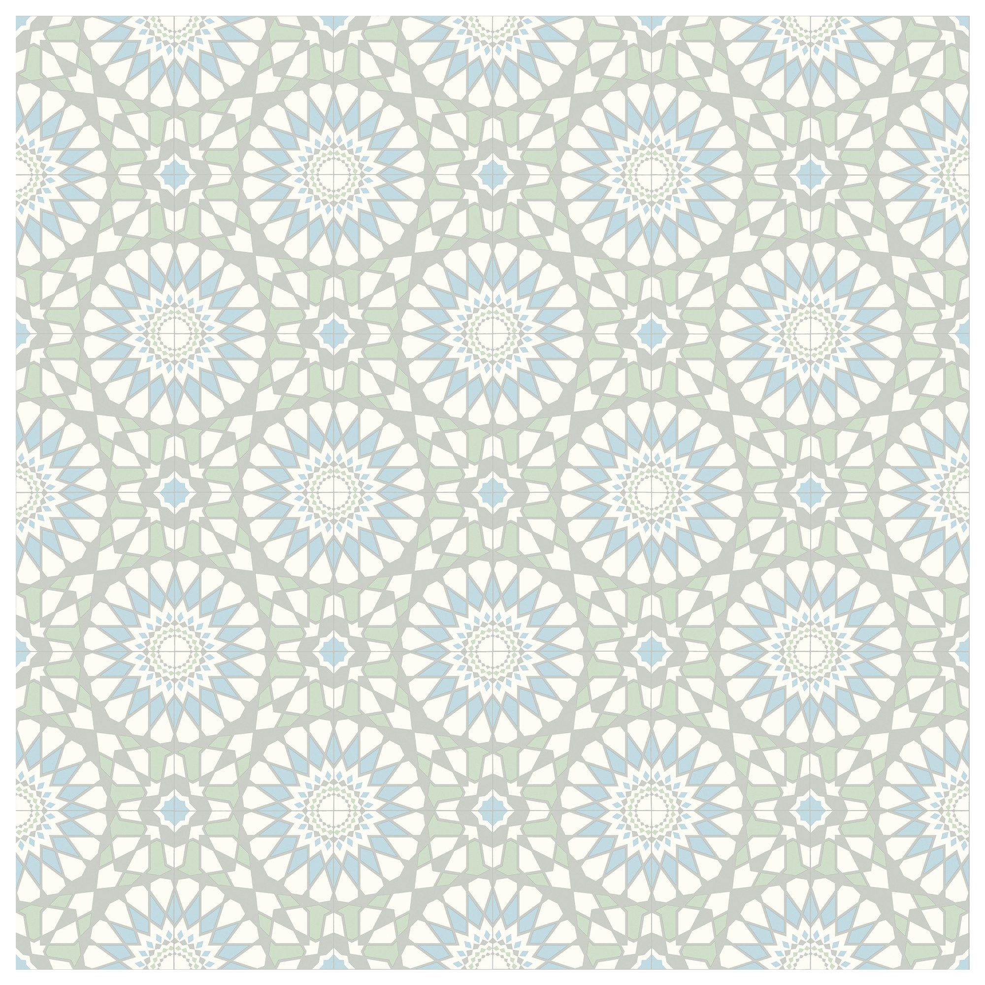 misento Vinylboden Artic Boho, PVC Bodenbelag Meterware Fliesenoptik, trittschalldämmend, für Feuchtraum- und Privatbereiche, 2,8 mm Stärke, 200/400 cm Breit, PVC-Boden, Vinyl-Laminat