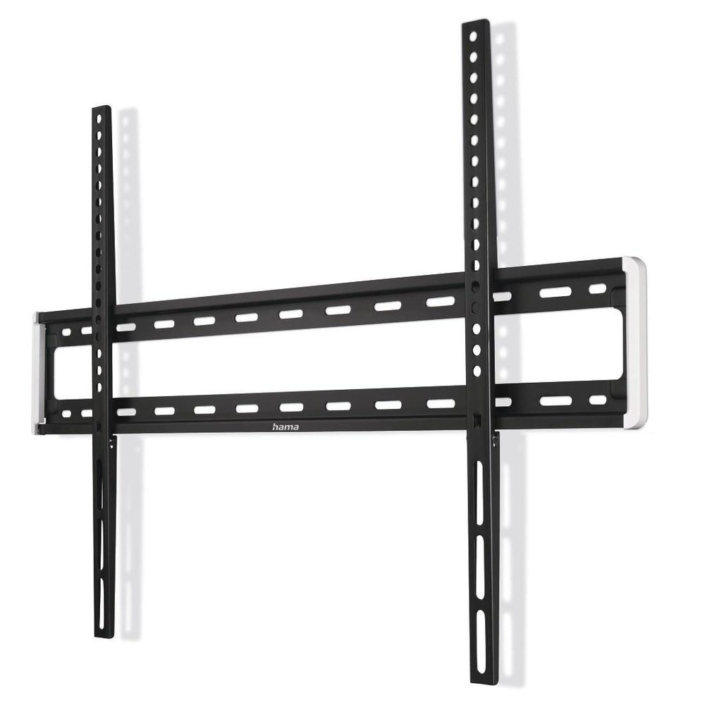 Hama TV-Wandhalterung TV-Wandhalter starr, flach, 117-254 cm (46"-100), 50", 55", 65", 75", (bis 100 Zoll) von Hama