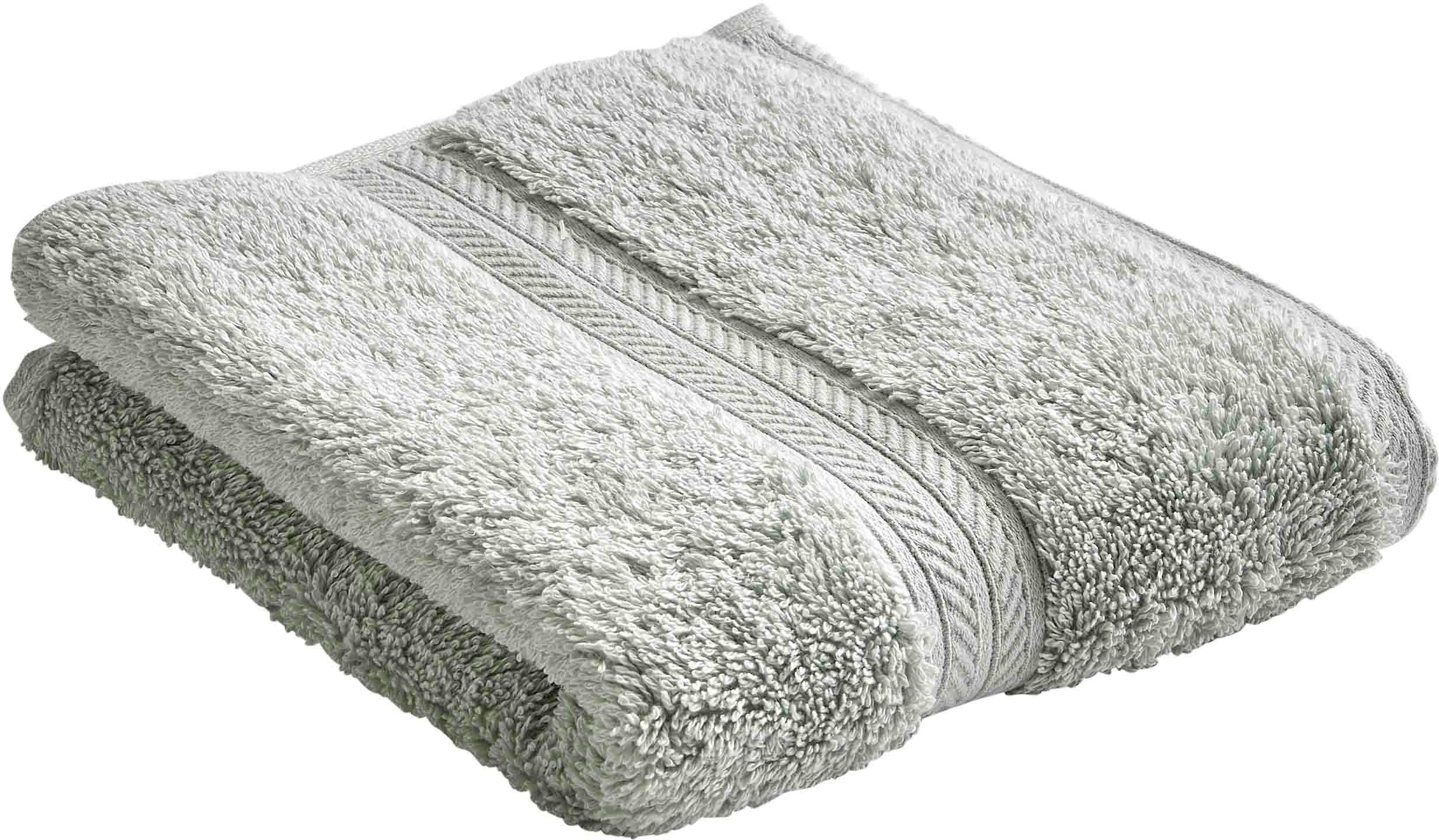 Christy Gästehandtücher RENAISSANCE, Walkfrottier (6-St), Premium-Gästetücher in Luxusqualität, 675g/m², 46x76cm, 6er Set