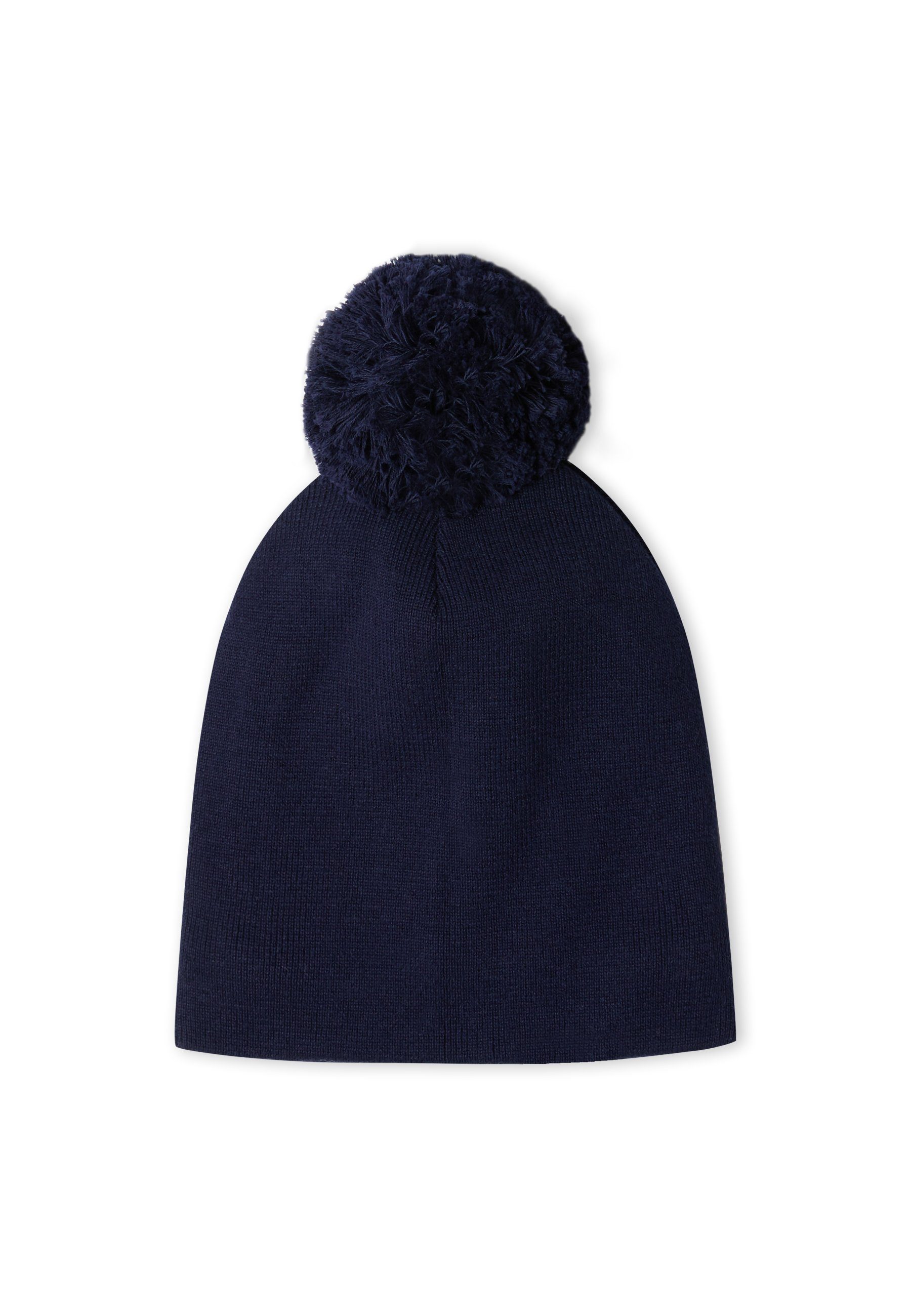 Stellou & friends PomPom Dunkelblau Beanie mit Kinder Beanie