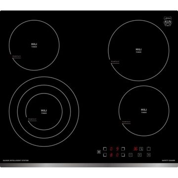 Kaiser Küchengeräte Backofen-Set EH 6326 Sp+KCT 6703 F.., Elektro Backofen, Autark, 10 Funktionen+Glaskeramikkochfeld 60 cm