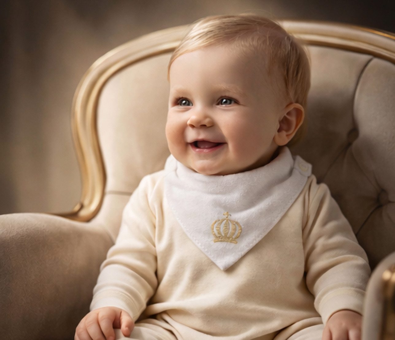 Kaiser24 Halstuch Baby Halstuch 2er Set Baumwolle Princess by Glööckler