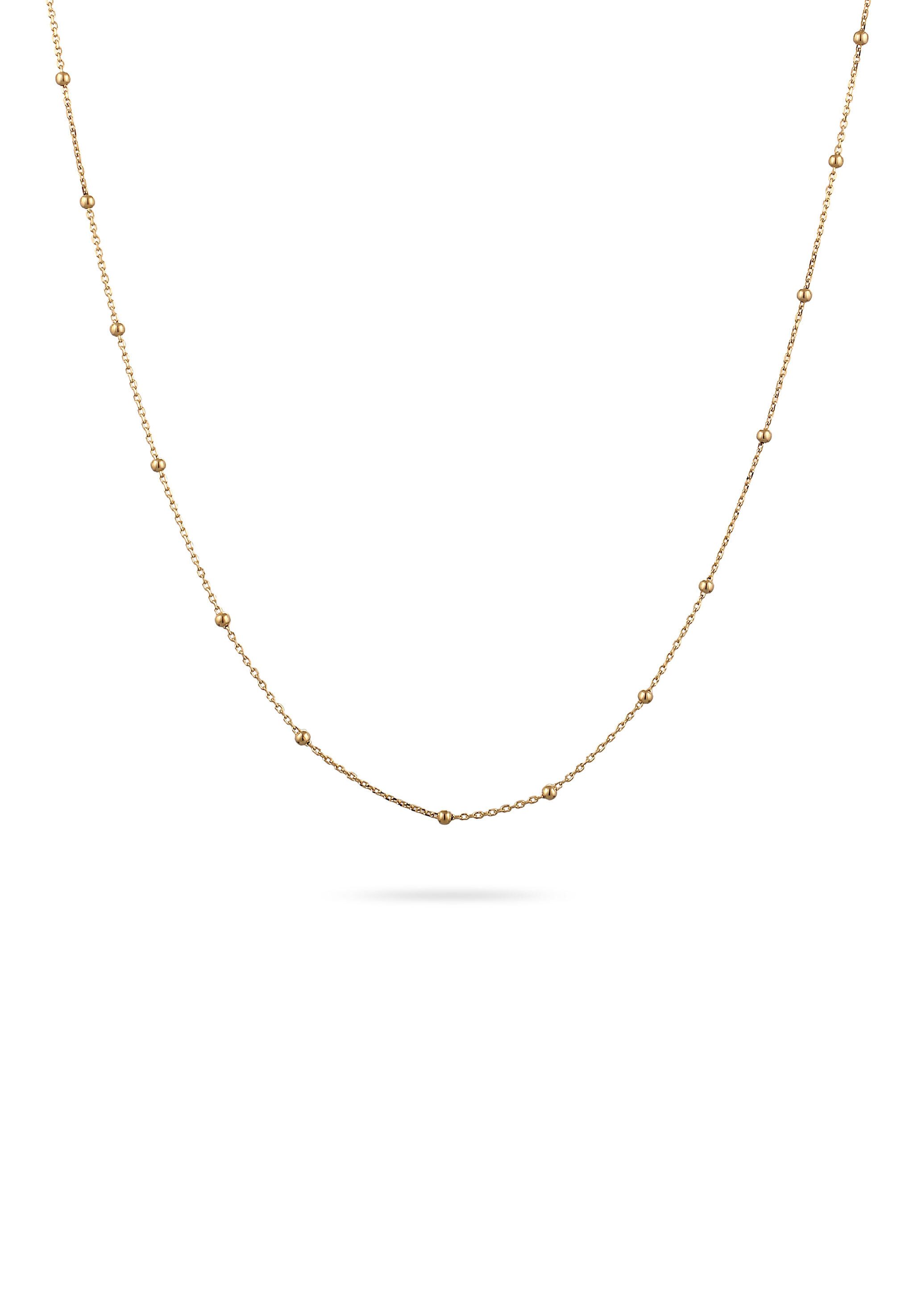 Valentinstagsgeschenk Stilnest Choker Satellite Choker 925 Sterling Silber, goldfarben, Gold