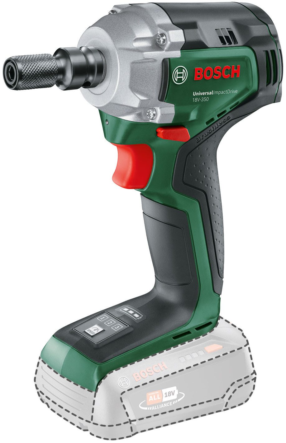 Bosch Home & Garden Akku-Drehschlagschrauber »GEX 18V-350-3«, ohne Akku, ohne Ladegerät