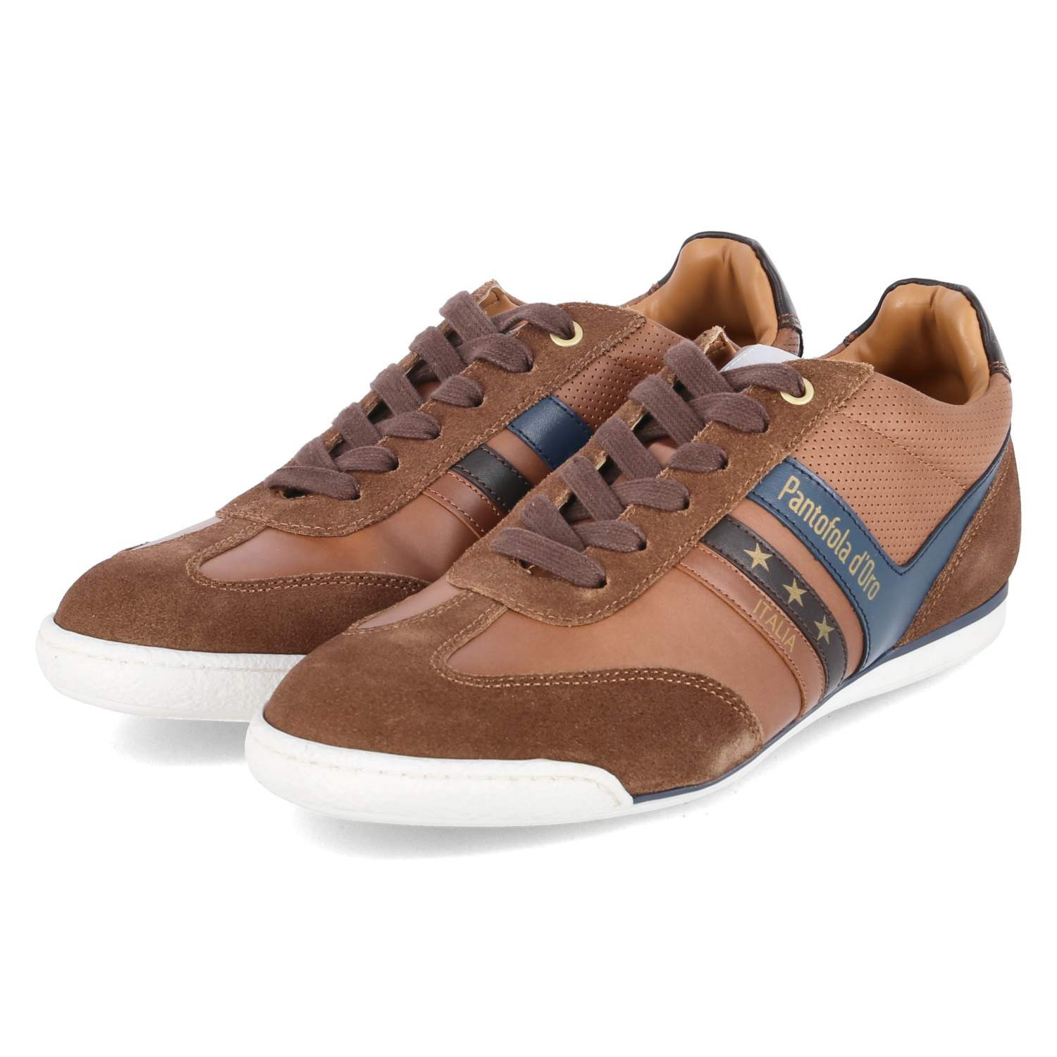 Pantofola d´Oro Pantofola d'oro PD001004153M-01 Herren Glattleder brown Schnürschuh