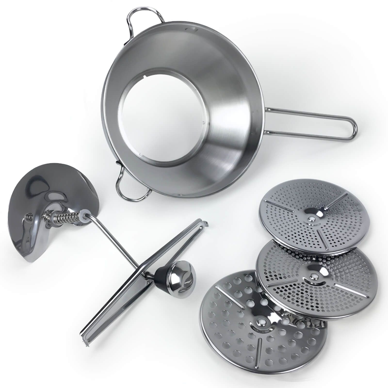 Gravidus Passiersieb EDELSTAHL Passiermühle Passiersieb Zerkleinerer