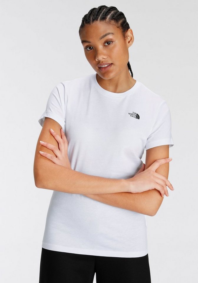 The North Face T-Shirt SIMPLE DOME, Logoprint auf der linken Brust und der  rechten Schulter