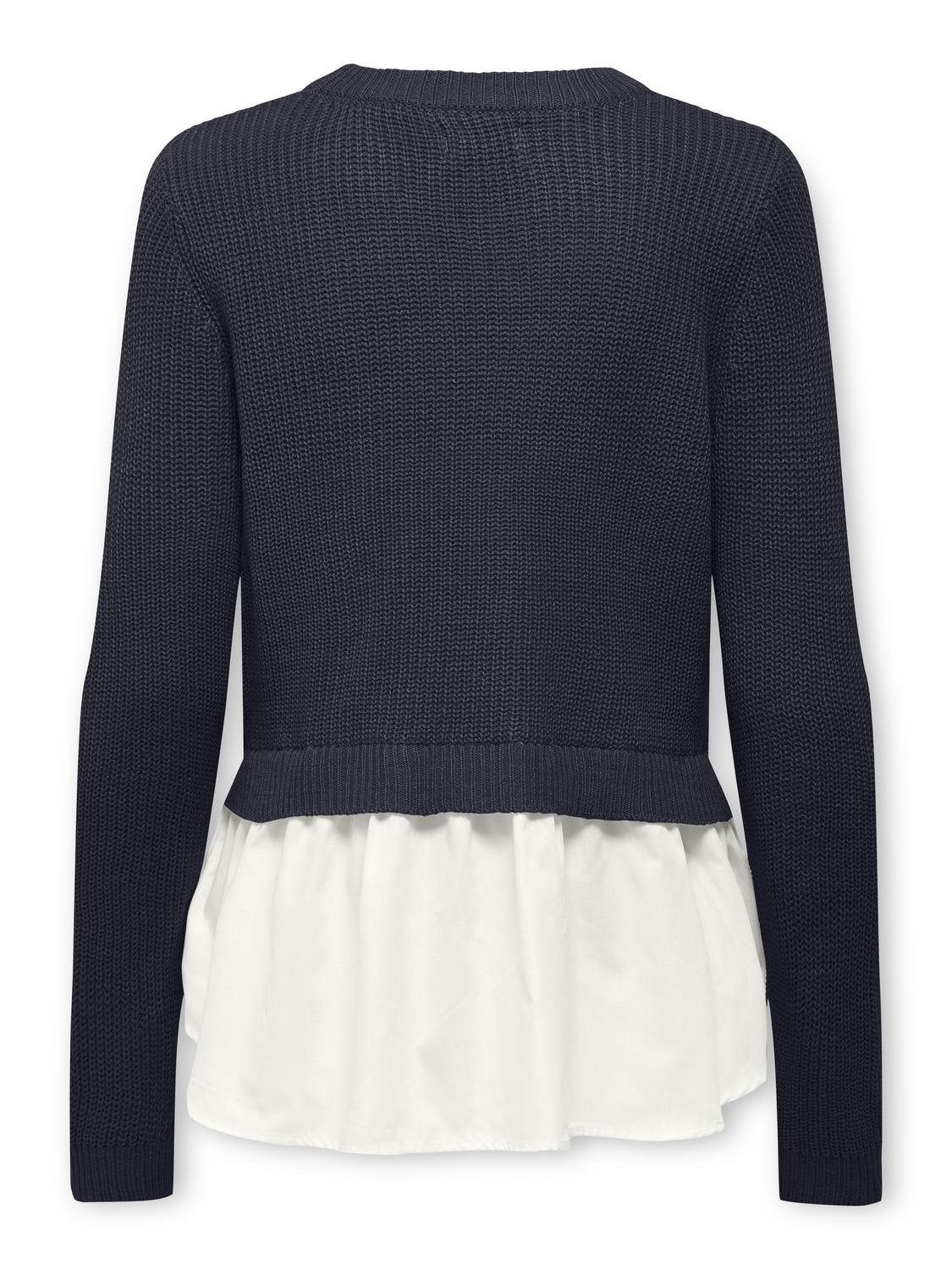 ONLY Rundhalspullover ONLVIVIANA LS MIX O-NECK günstig online kaufen