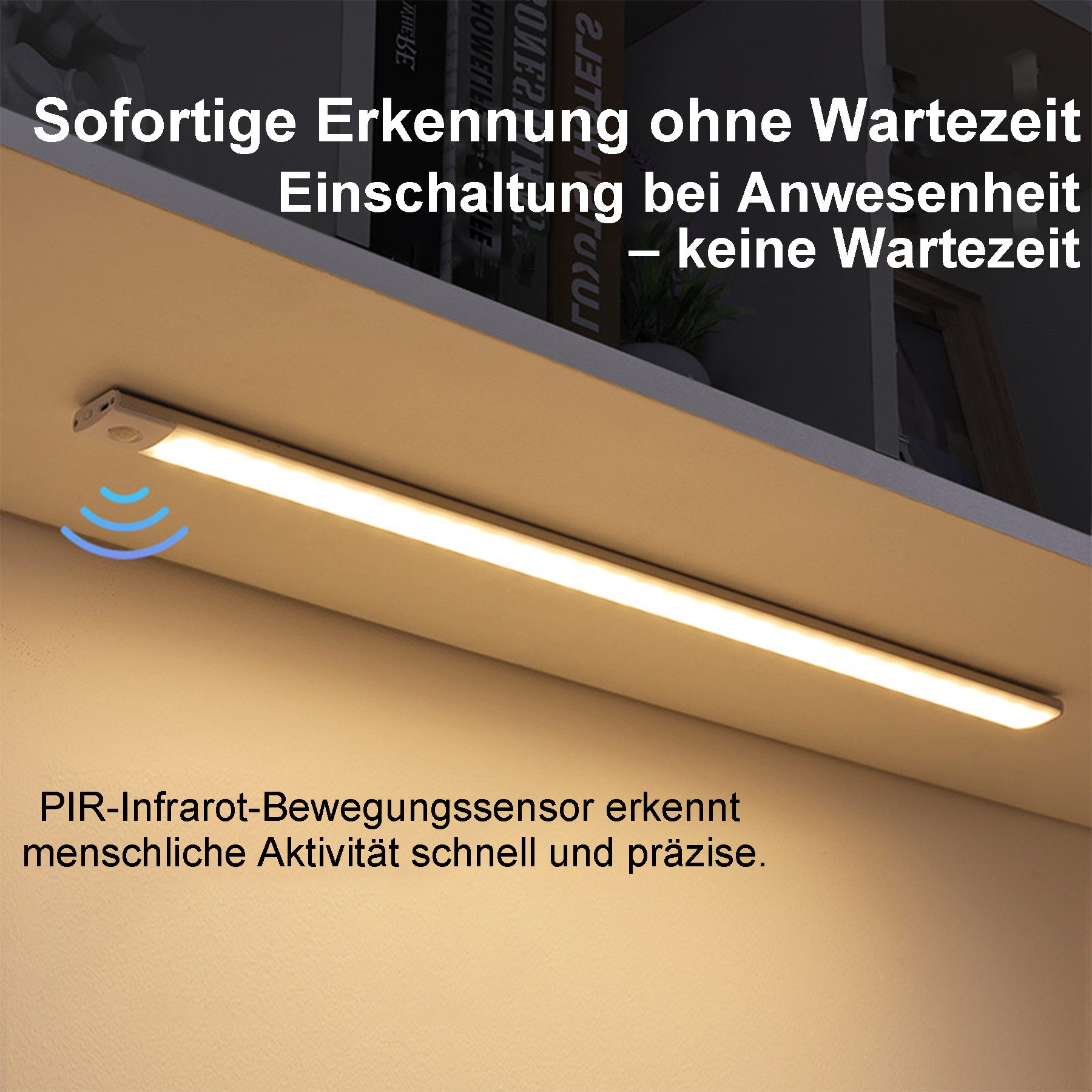 Senmudi LED Unterbauleuchte LED Schrankbeleuchtung Bewegungsmelder günstig online kaufen