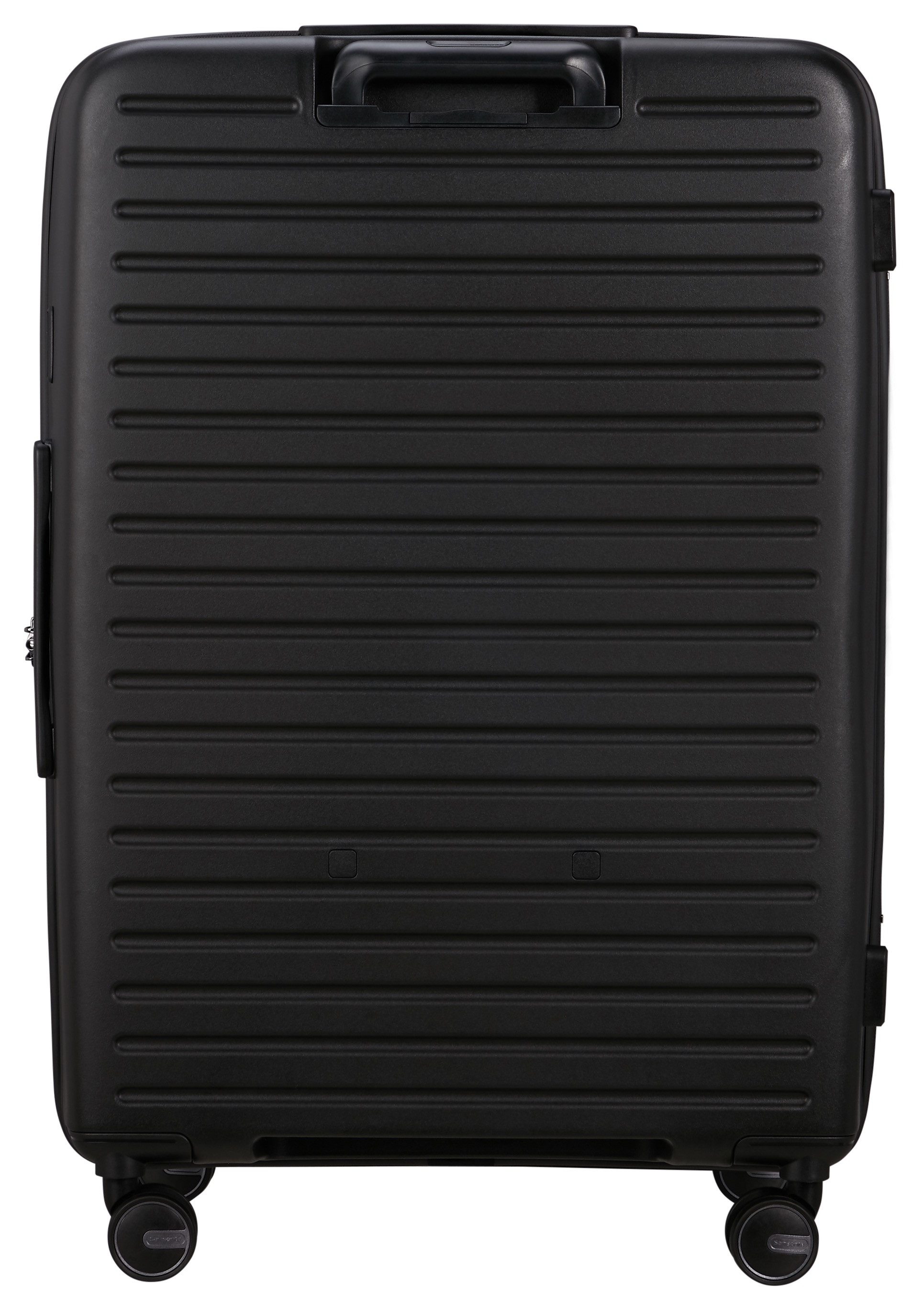 Samsonite Hartschalen-Trolley RESTACKD, verschiedene Größen und Farben, 4 Rollen, Reisekoffer mit TSA Schloss Volumenerweiterung Packtaschen