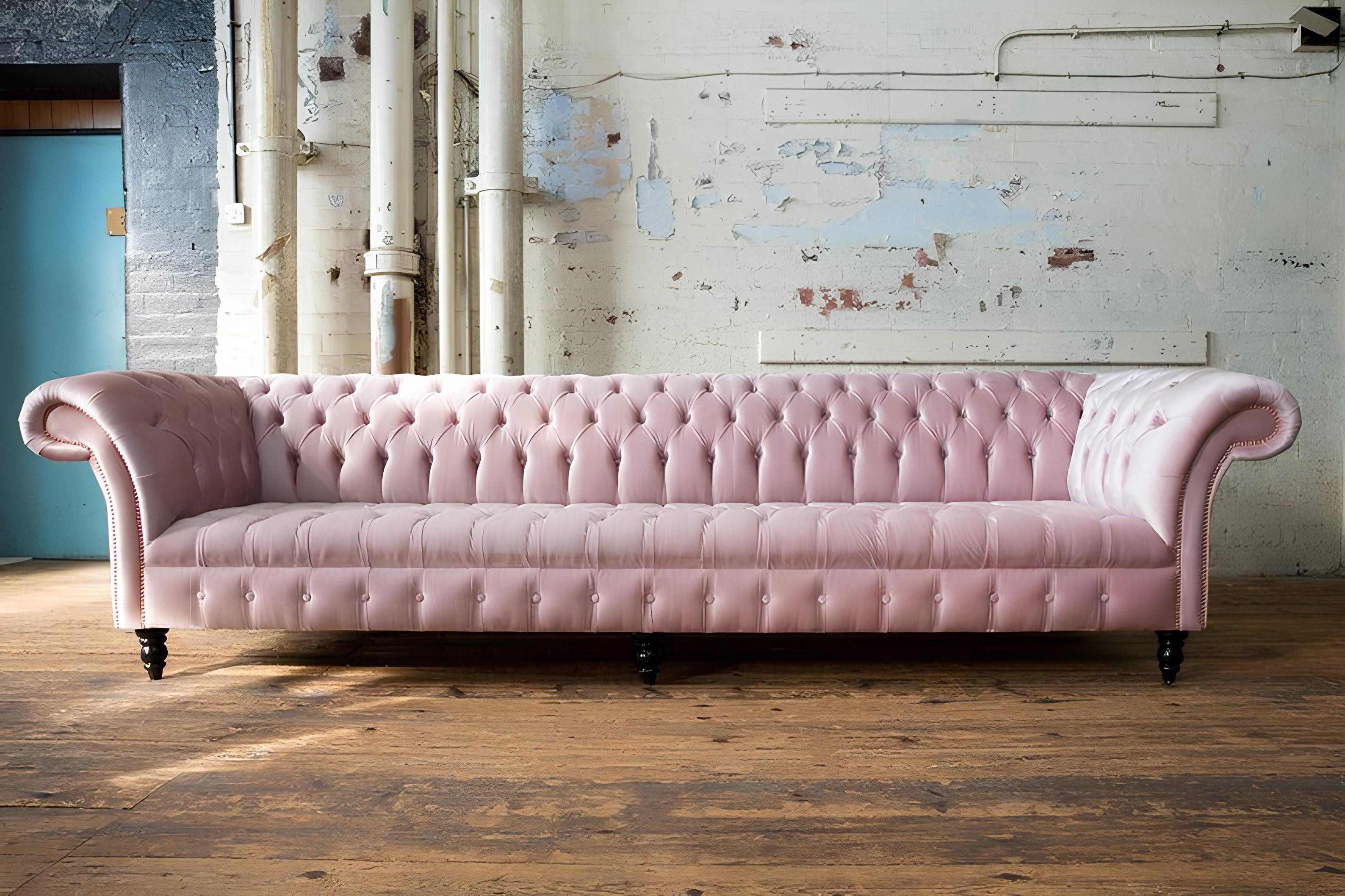 Xlmoebel Chesterfield-Sofa Großes XXL-Sofa Lounge Club Couch Gastro Chesterfield Sofas Couchen, Hergestellt in Europa